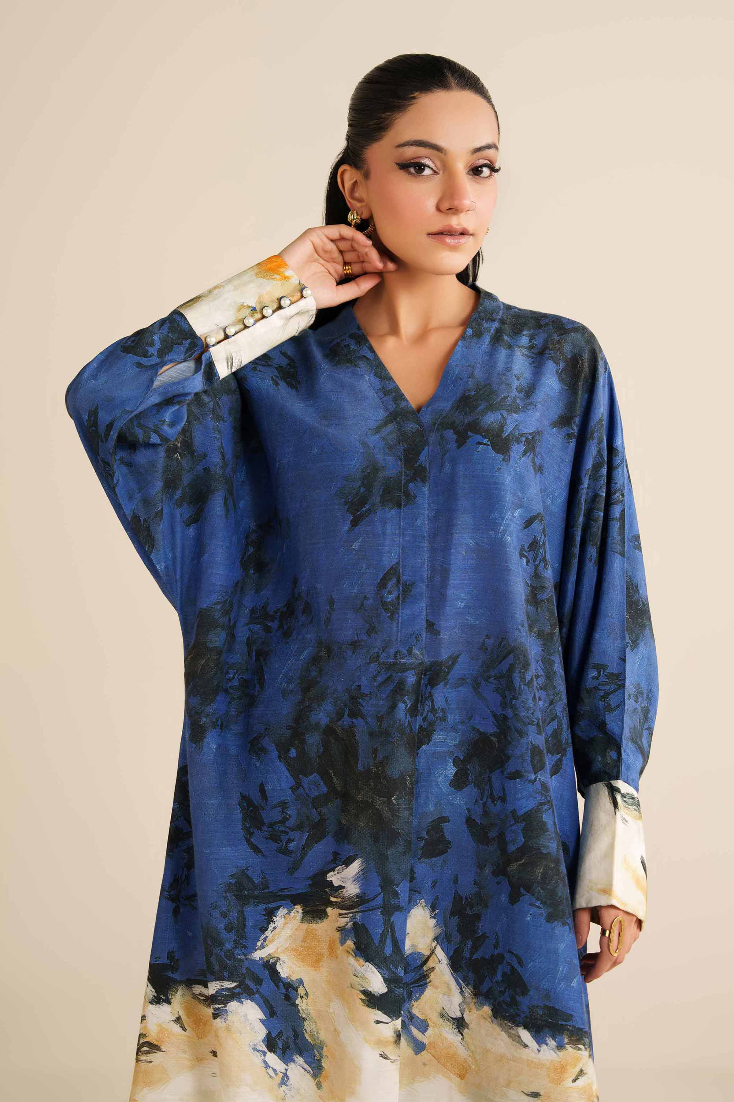 Nishat Linen UAE - Printed Dress - FW25-41