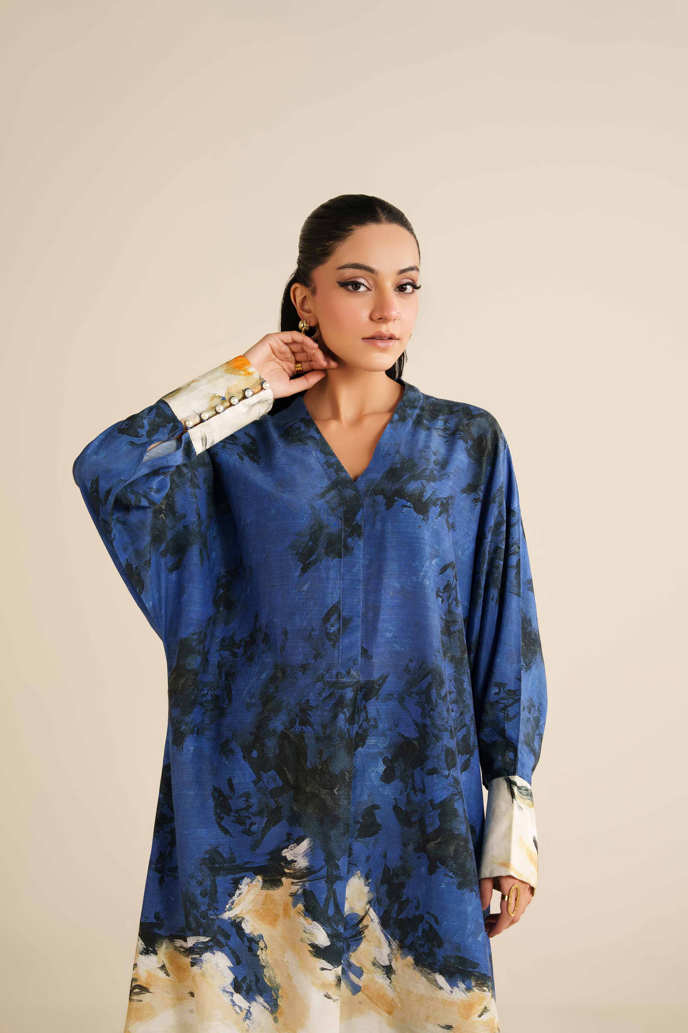 Nishat Linen UAE - Printed Dress - FW25-41