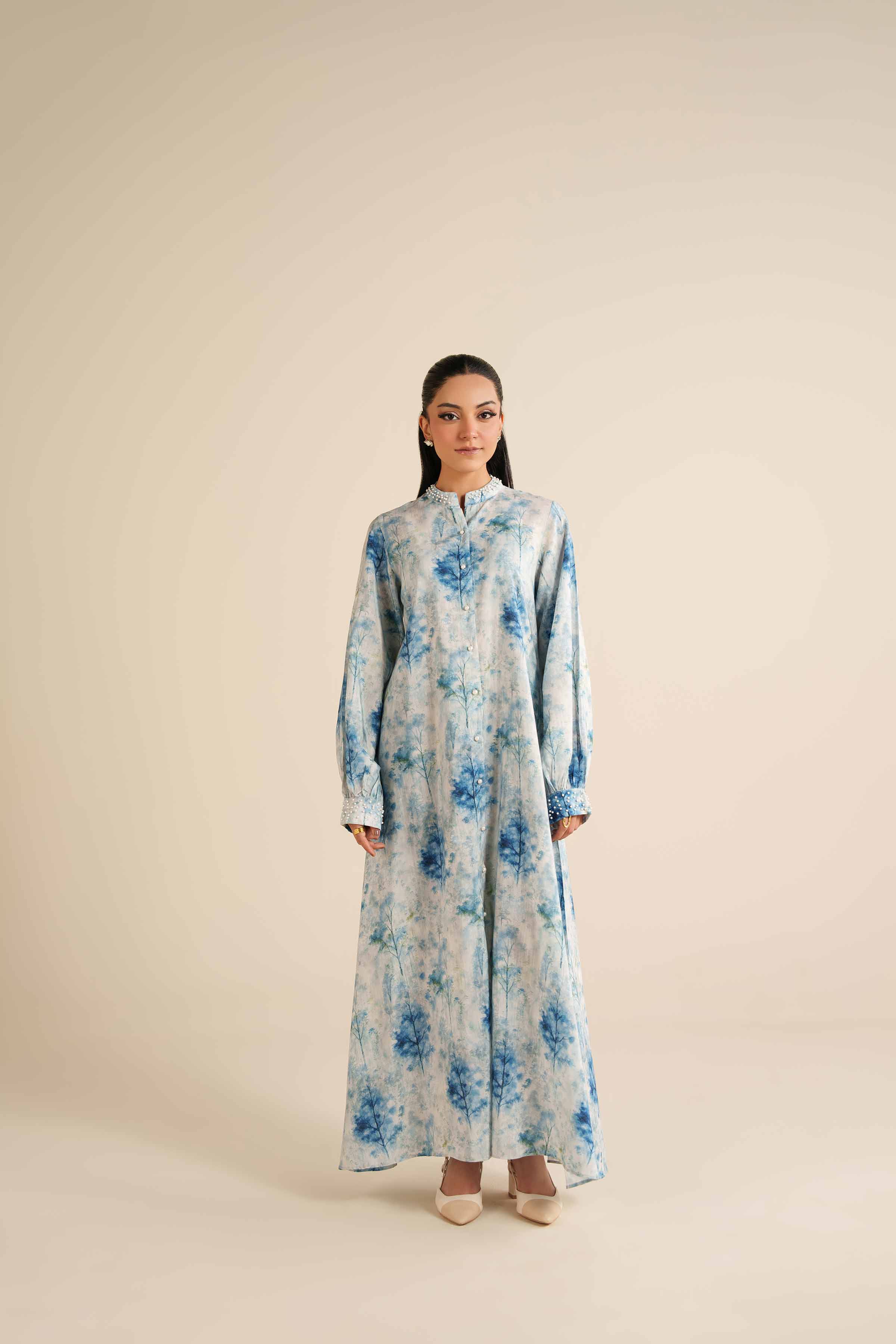 Nishat Linen UAE - Printed Dress - FW25-43