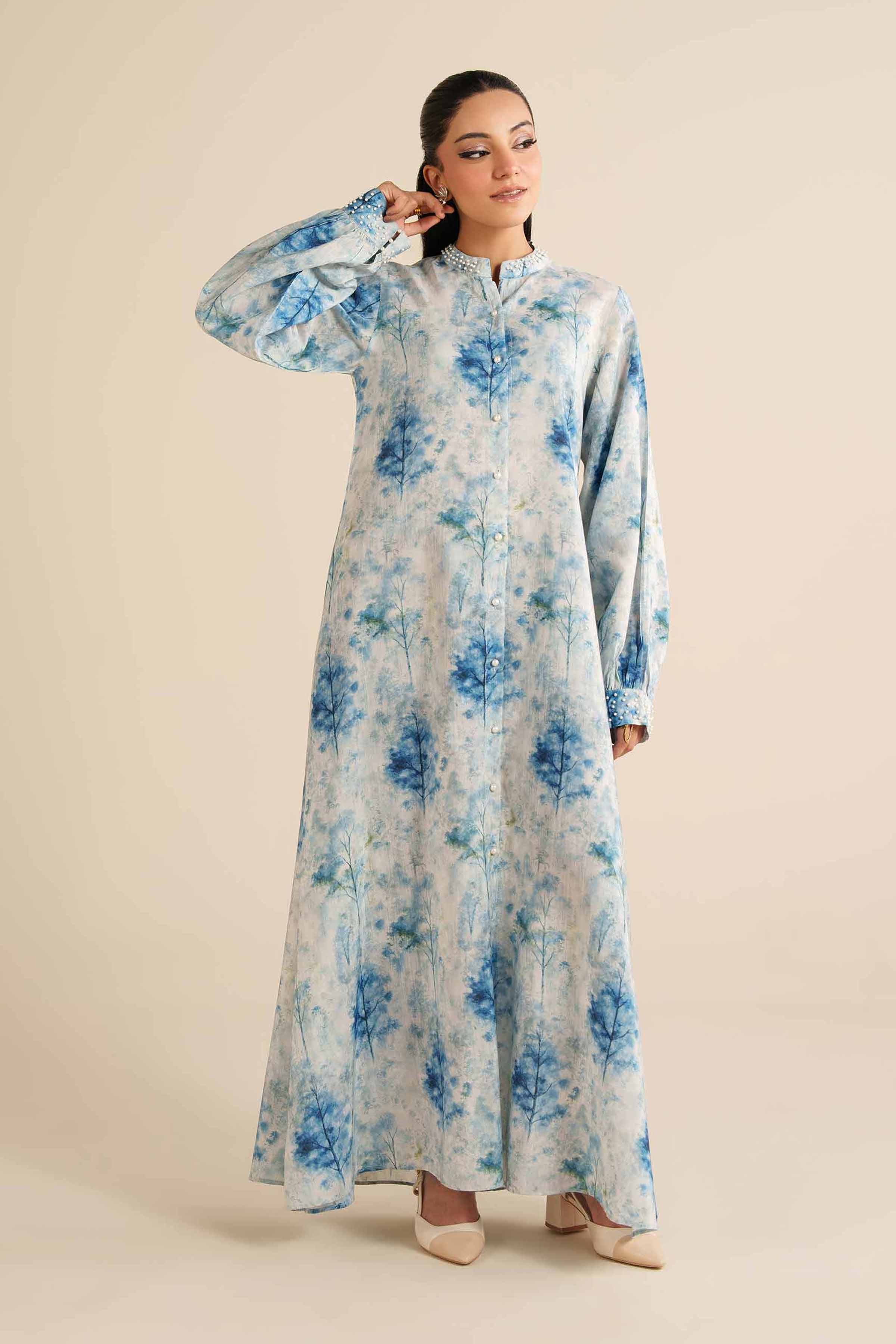 Nishat Linen UAE - Printed Dress - FW25-43