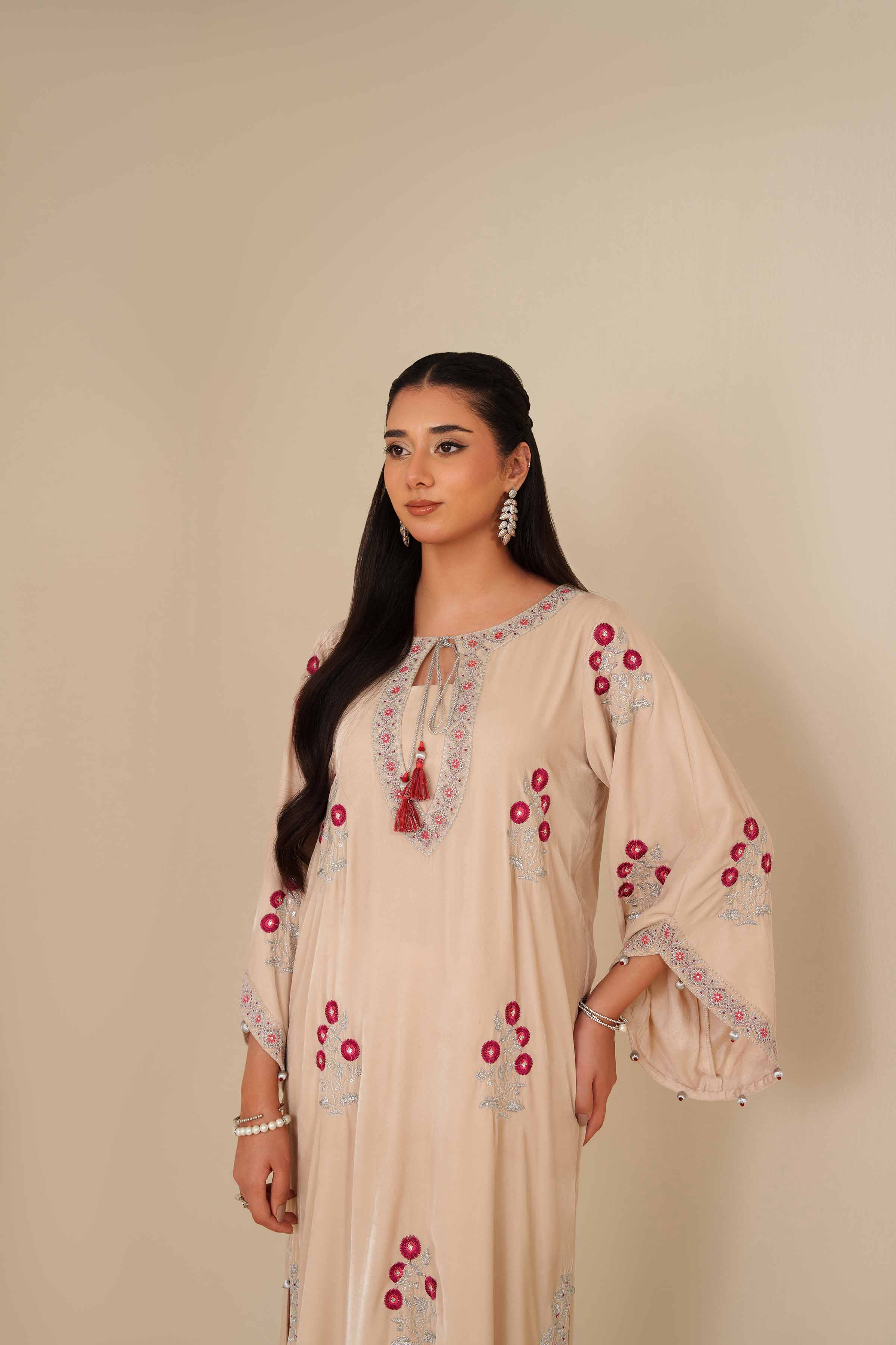Nishat Linen UAE - Embroidered Shirt - FW25-57