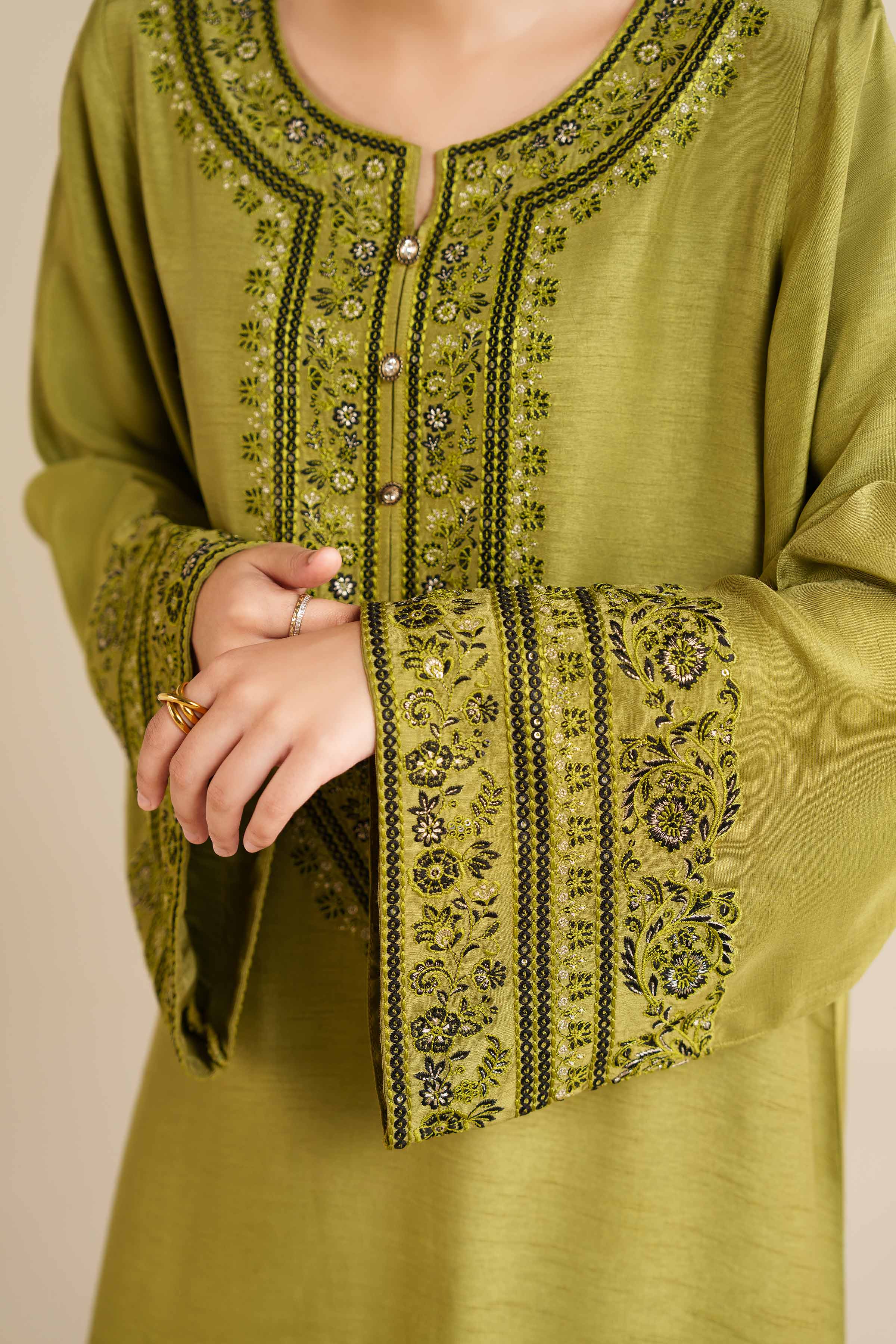 Nishat Linen UAE - Embroidered Shirt - FW25-58