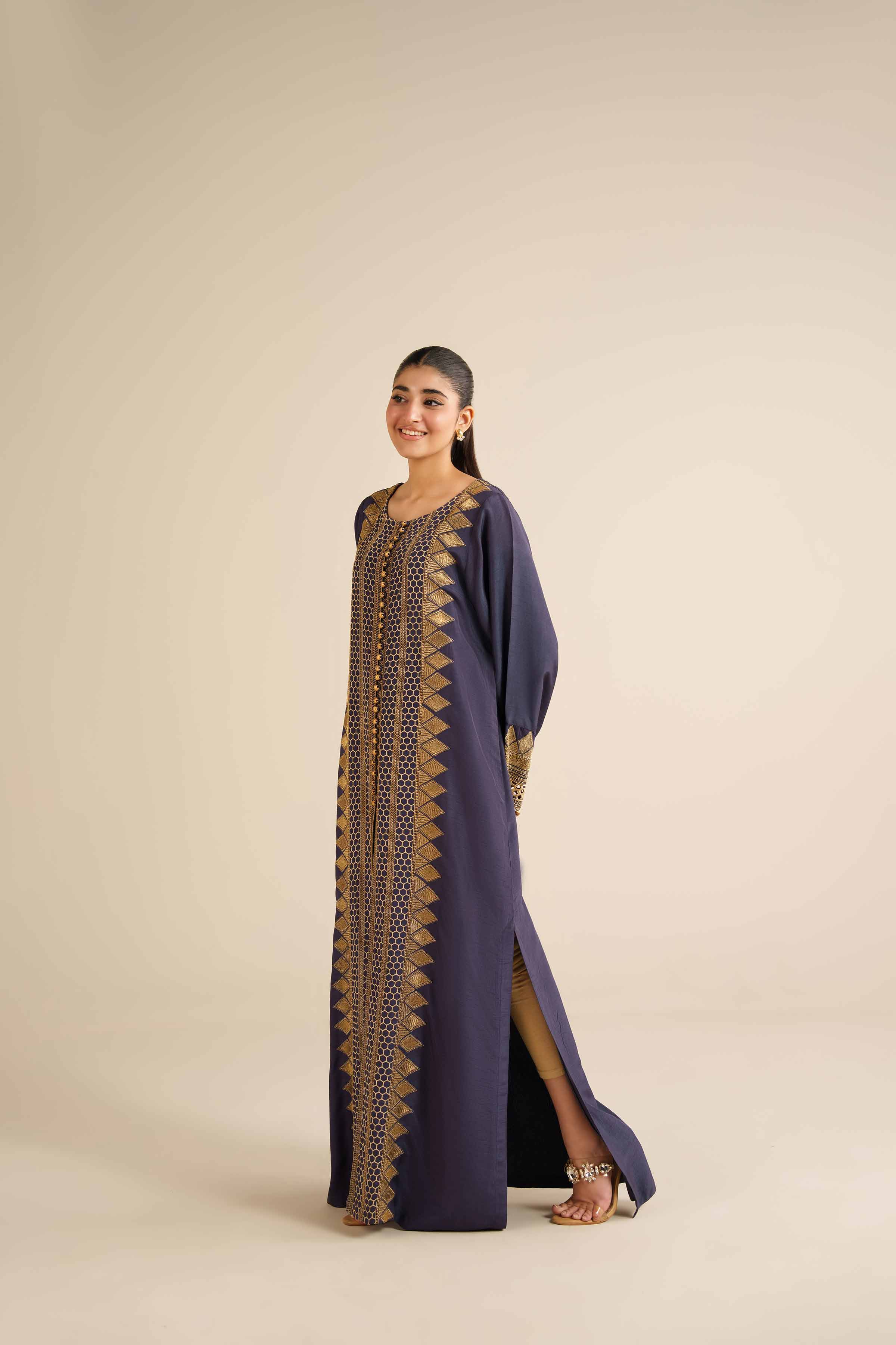 Nishat Linen UAE - Embroidered Shirt - FW25-59