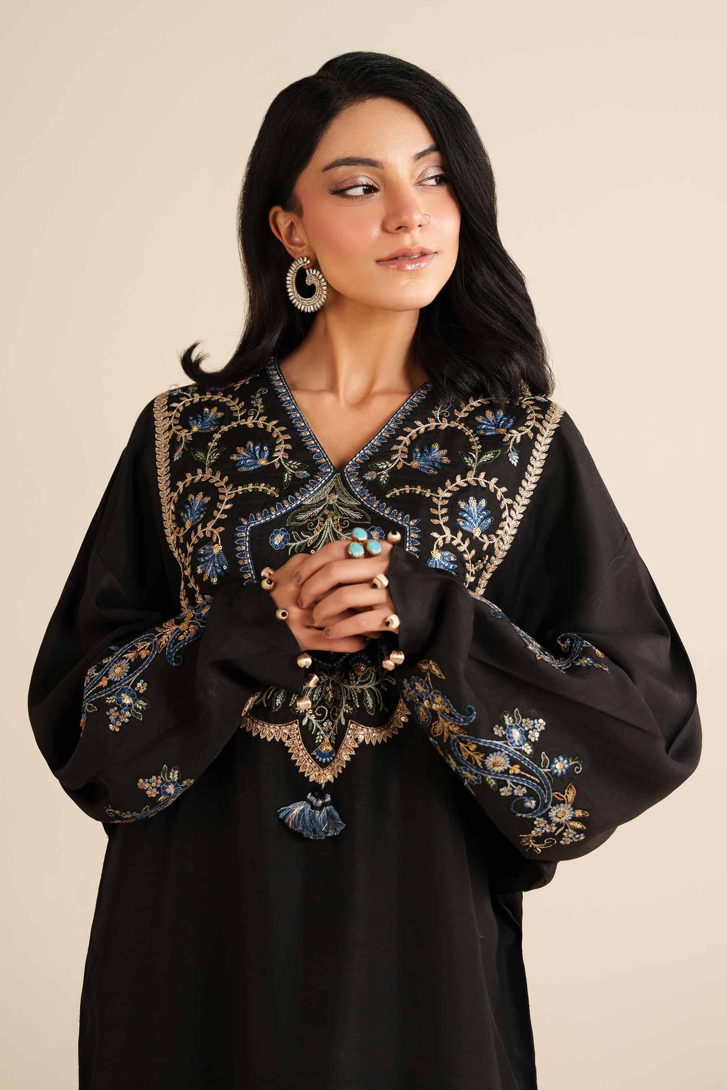 Nishat Linen UAE - Embroidered Shirt - FW25-60