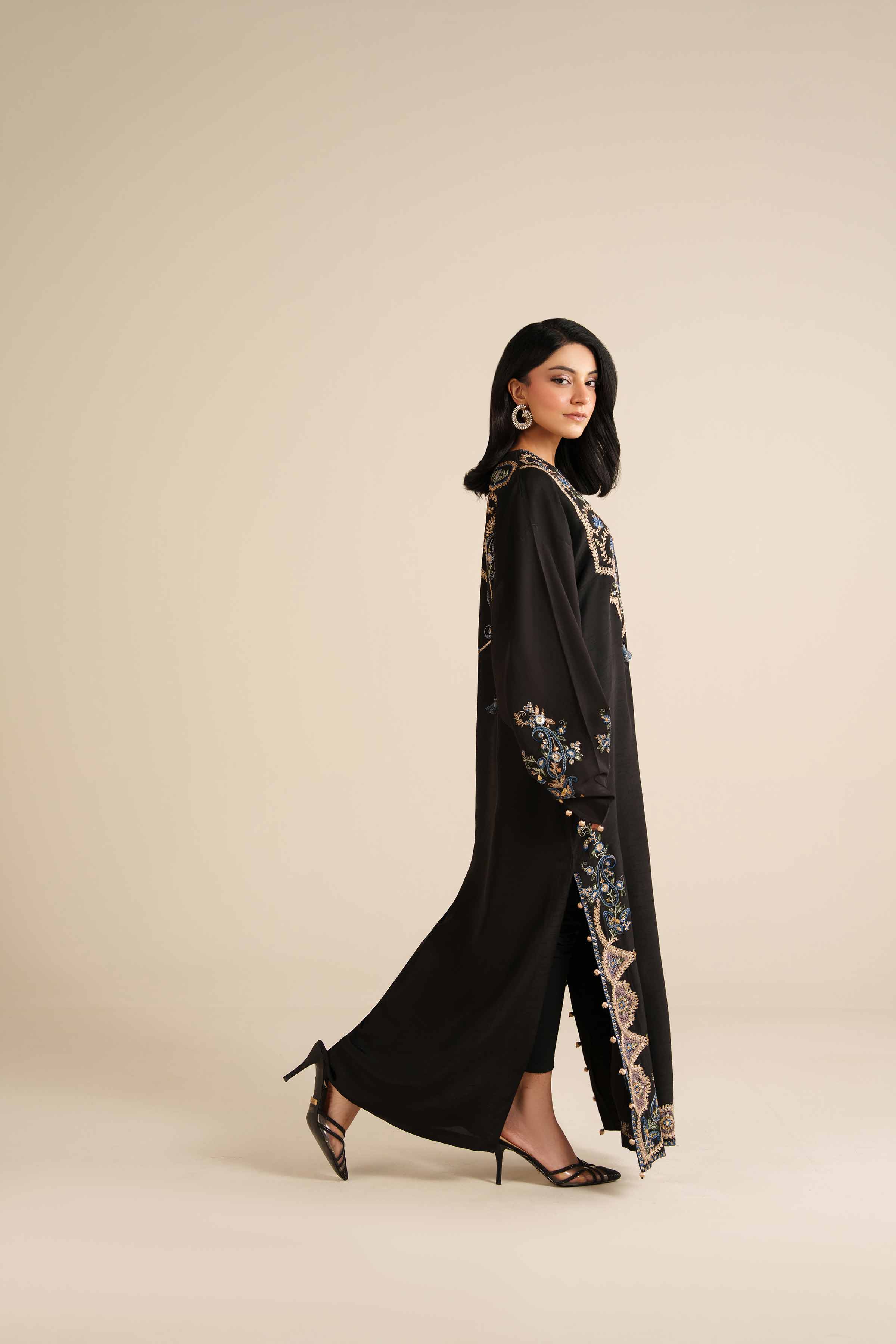 Nishat Linen UAE - Embroidered Shirt - FW25-60
