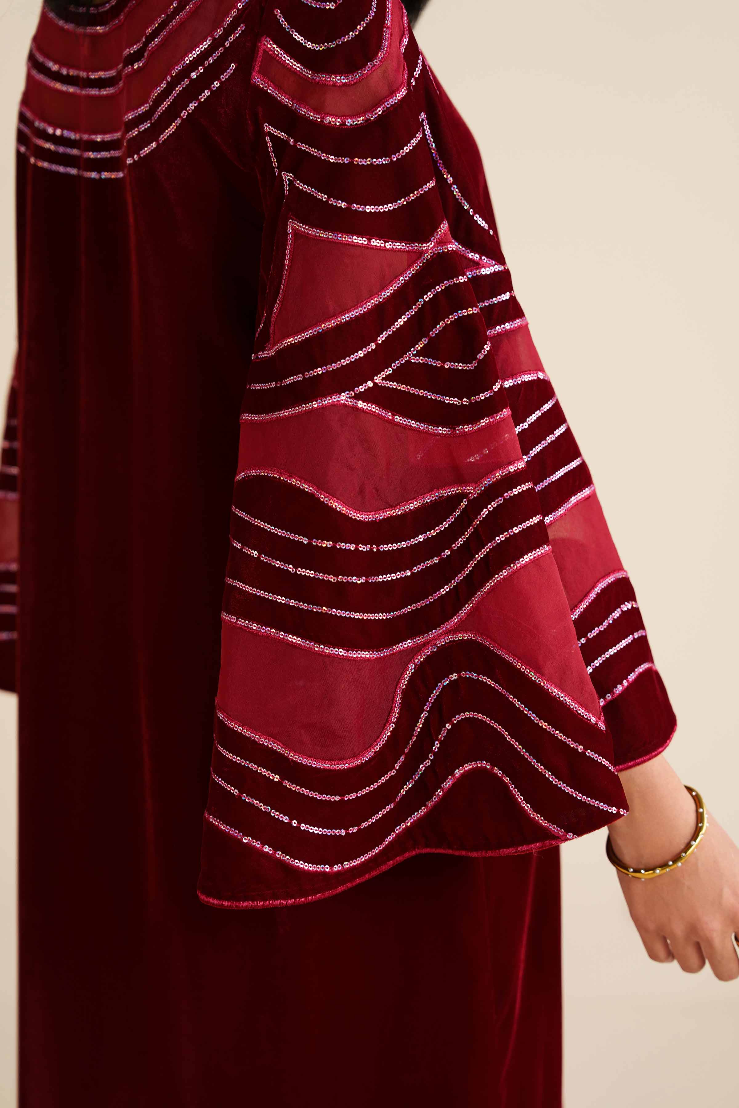 Nishat Linen UAE - Embroidered Shirt - FW25-61