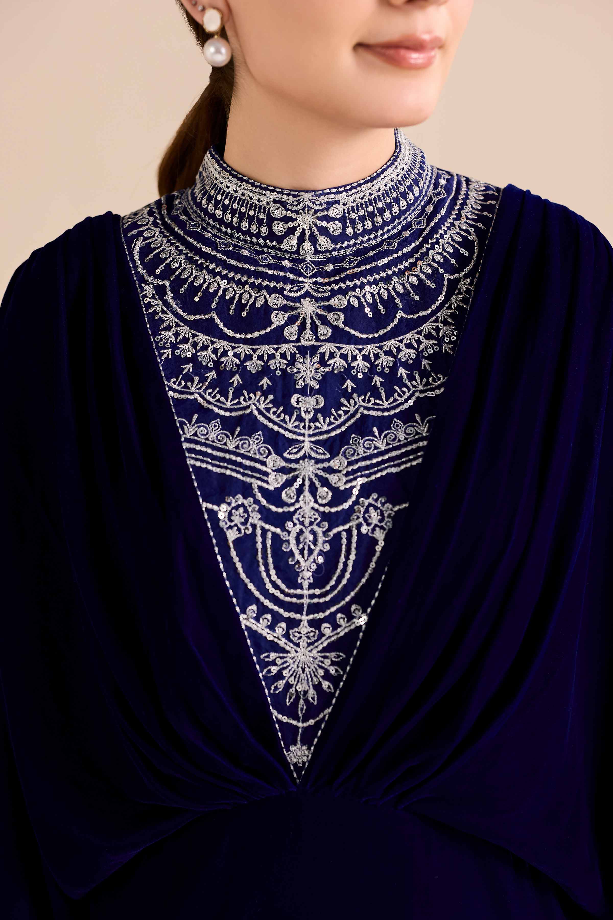 Nishat Linen UAE - Embroidered Dress - FW25-62
