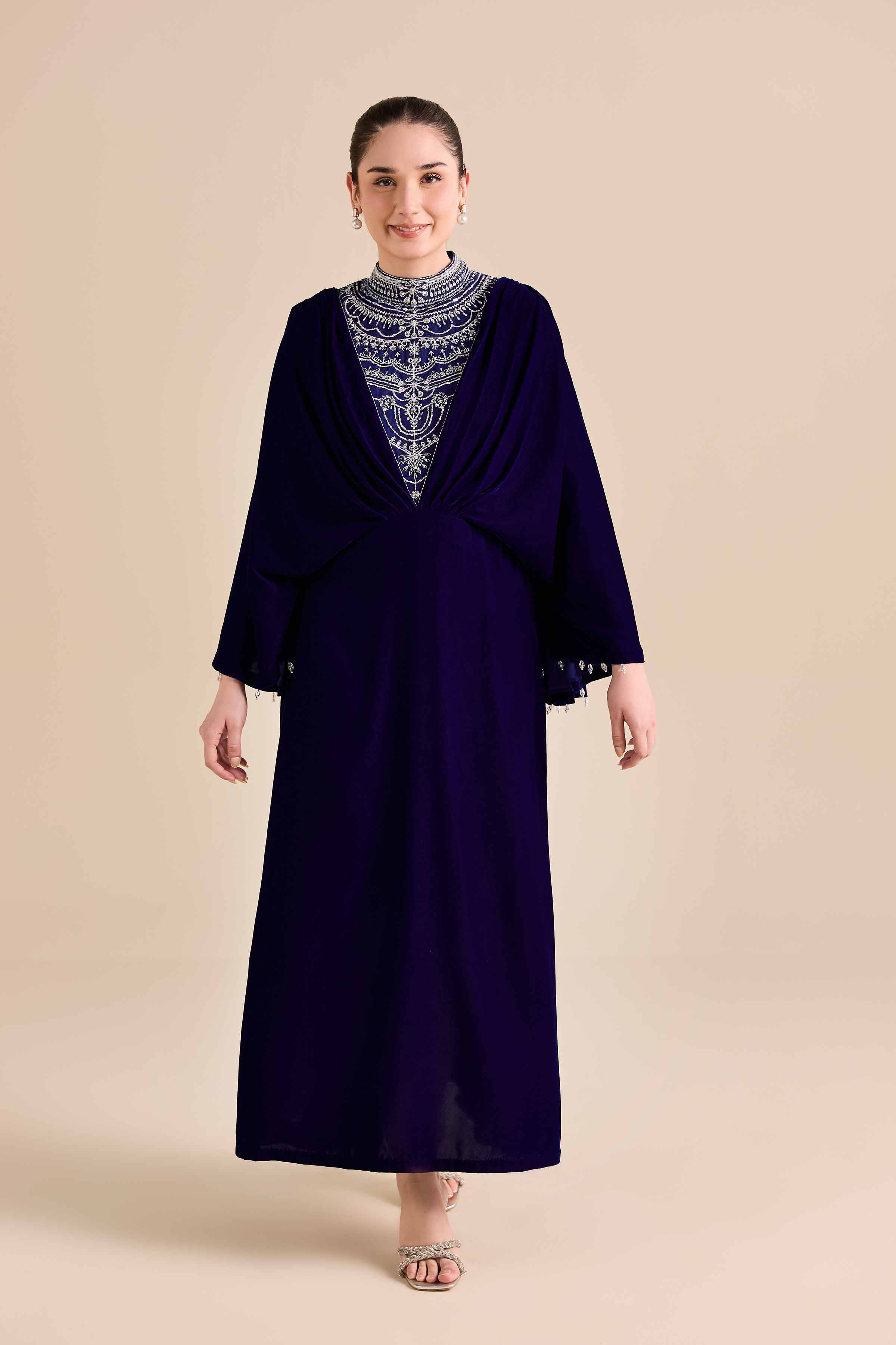 Nishat Linen UAE - Embroidered Dress - FW25-62