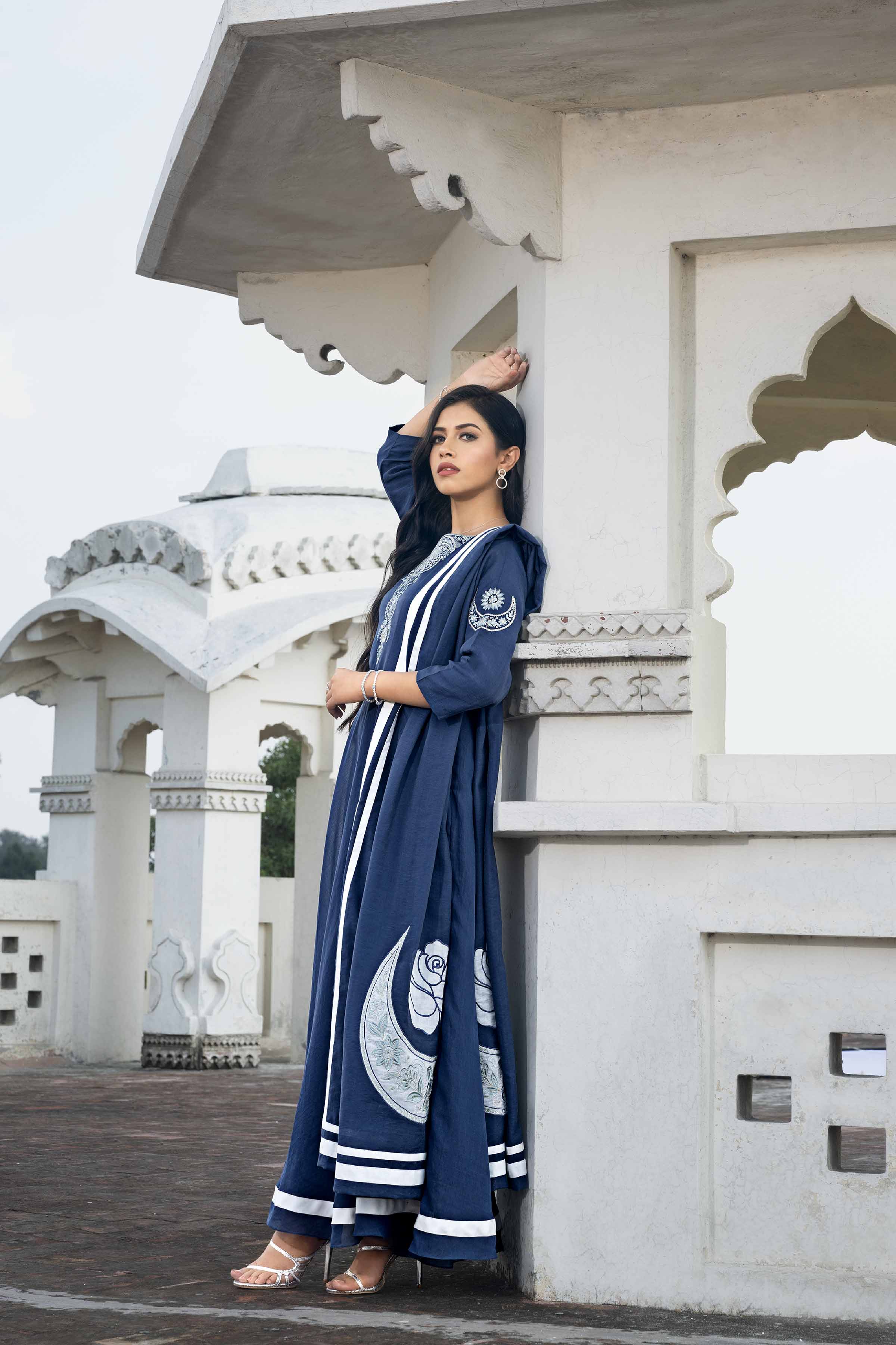 2 Piece - Embroidered Suit - KFE24-107