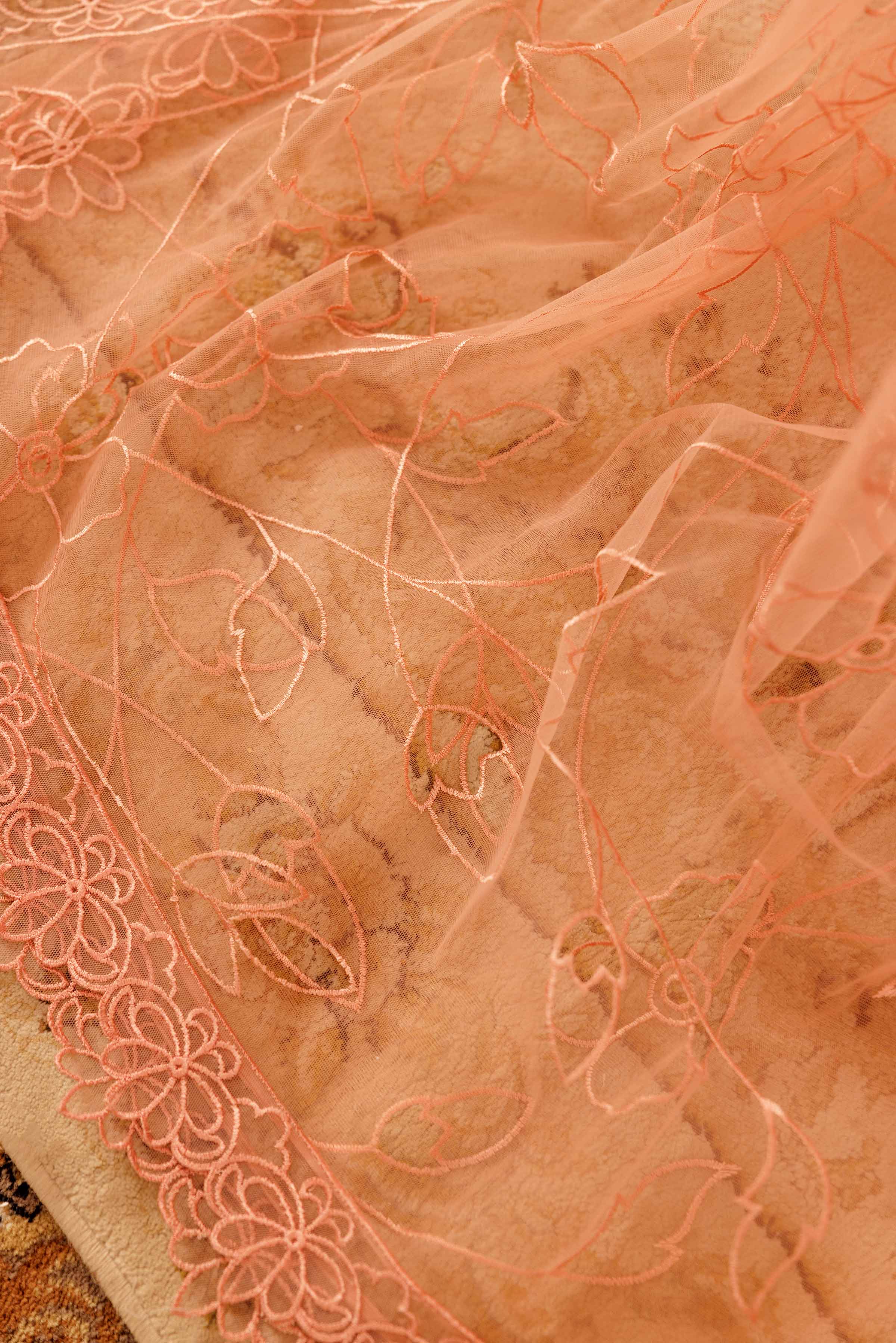 Embroidered Dupatta - KFE25-102