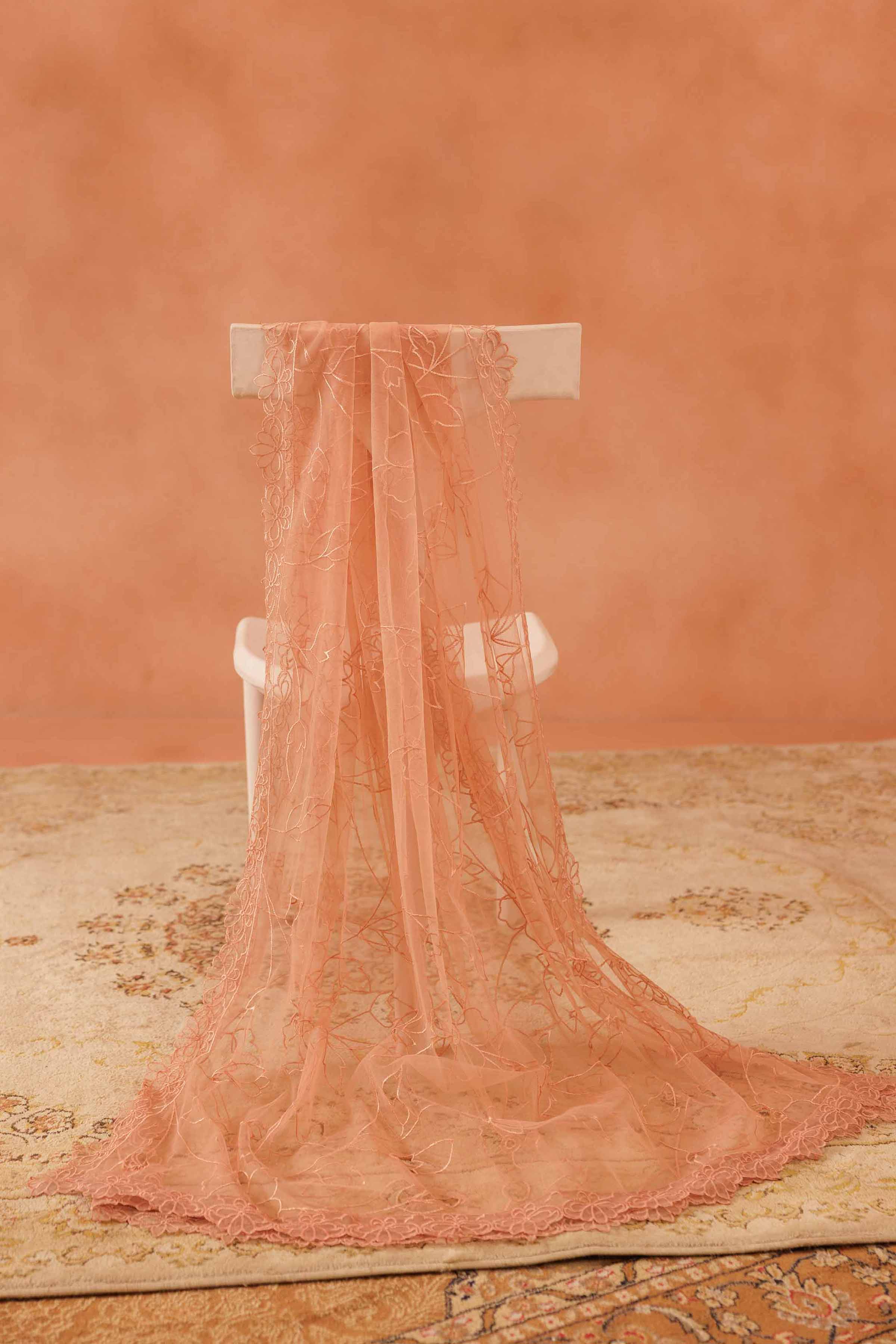Embroidered Dupatta - KFE25-102