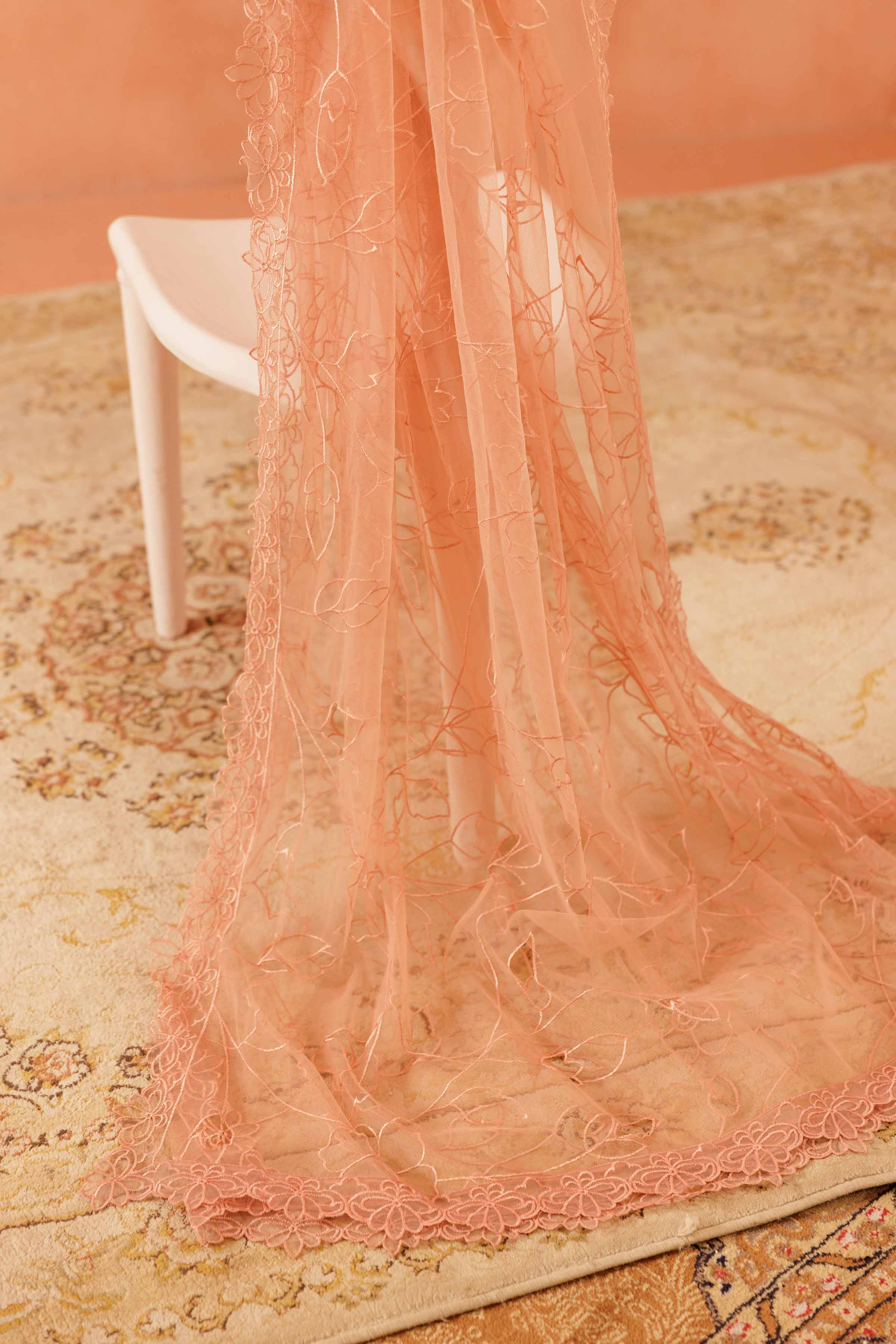 Embroidered Dupatta - KFE25-102