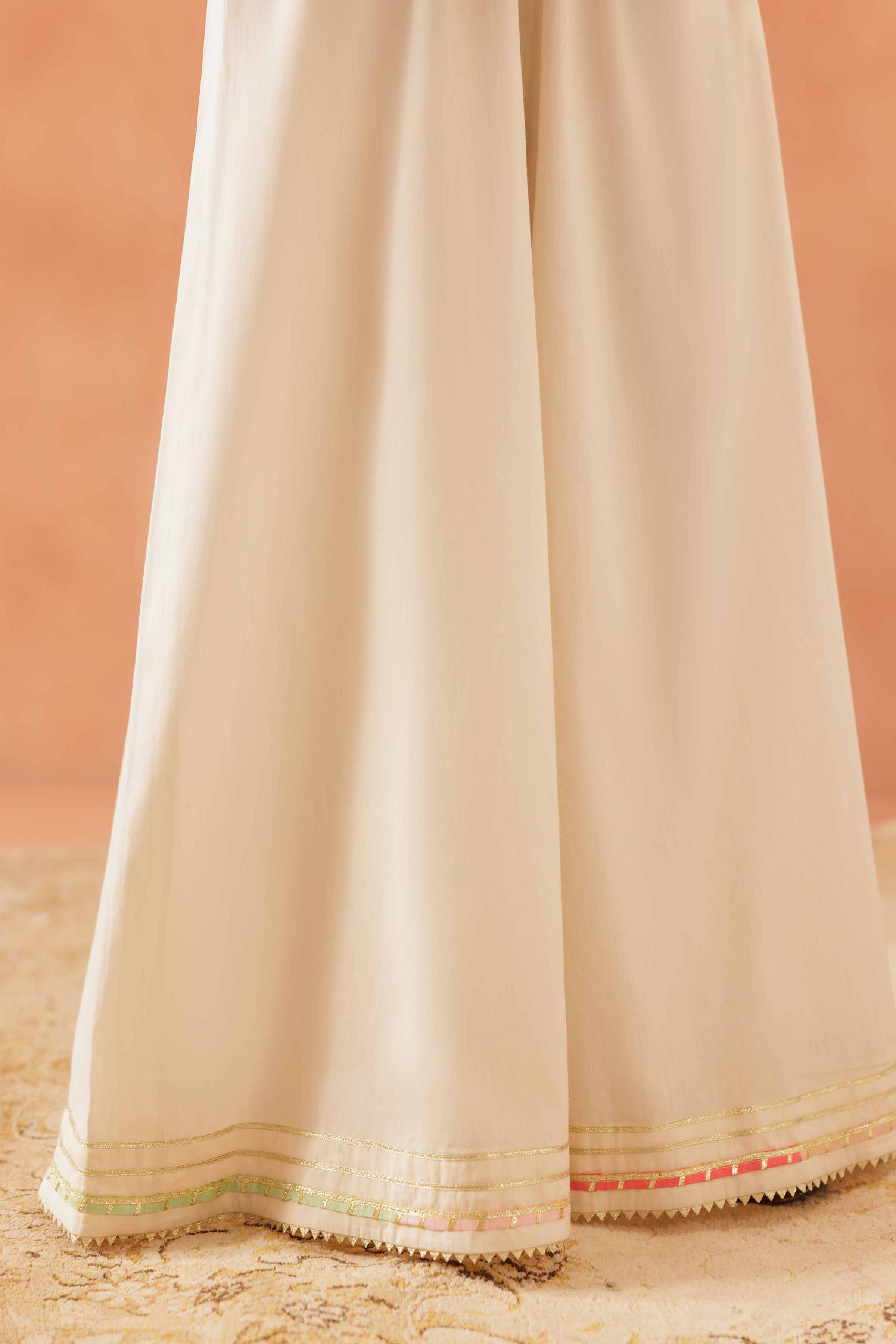 Embroidered Trousers - KFE25-109