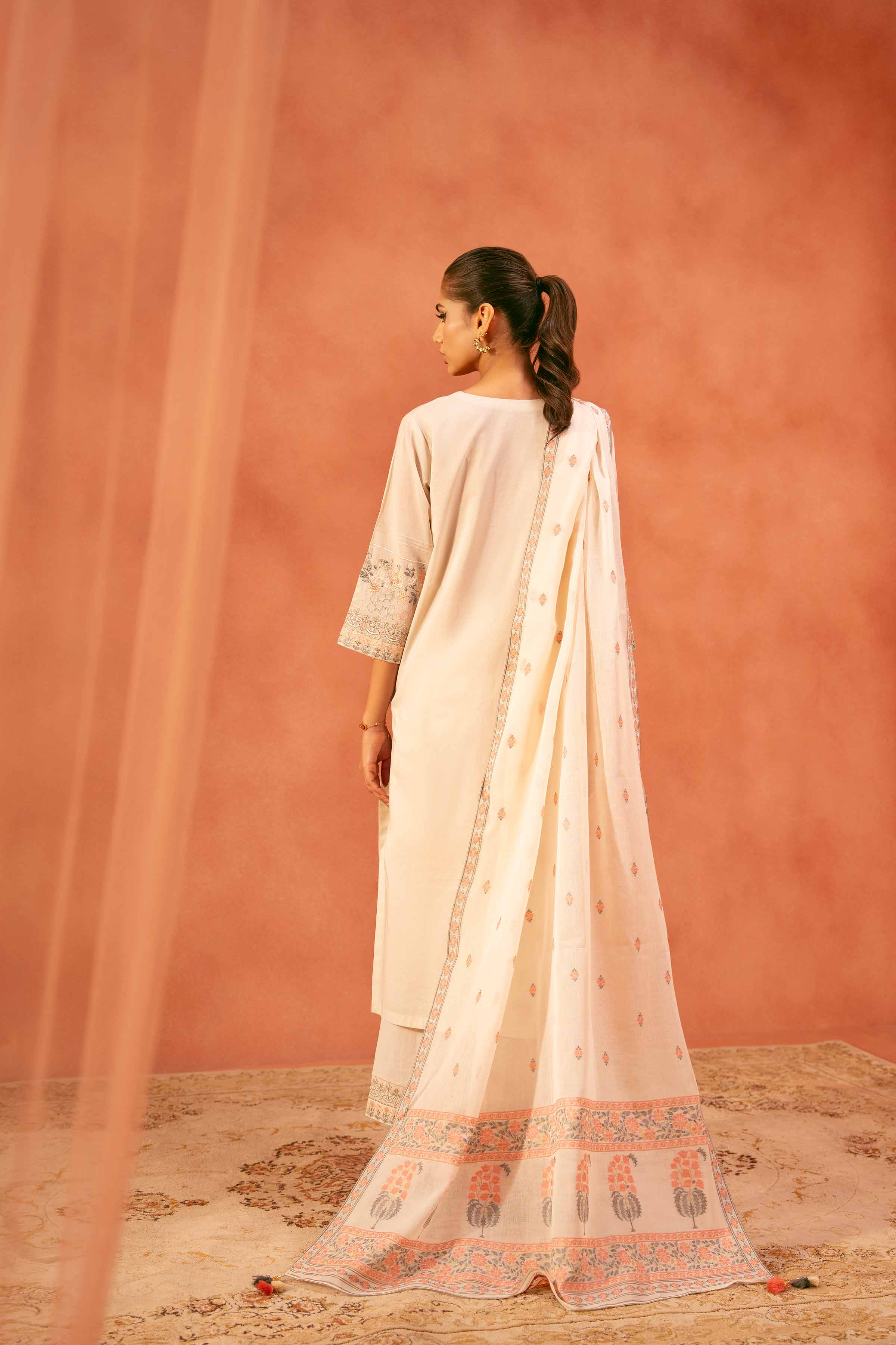 3 Piece - Embroidered Suit - KFE25-116