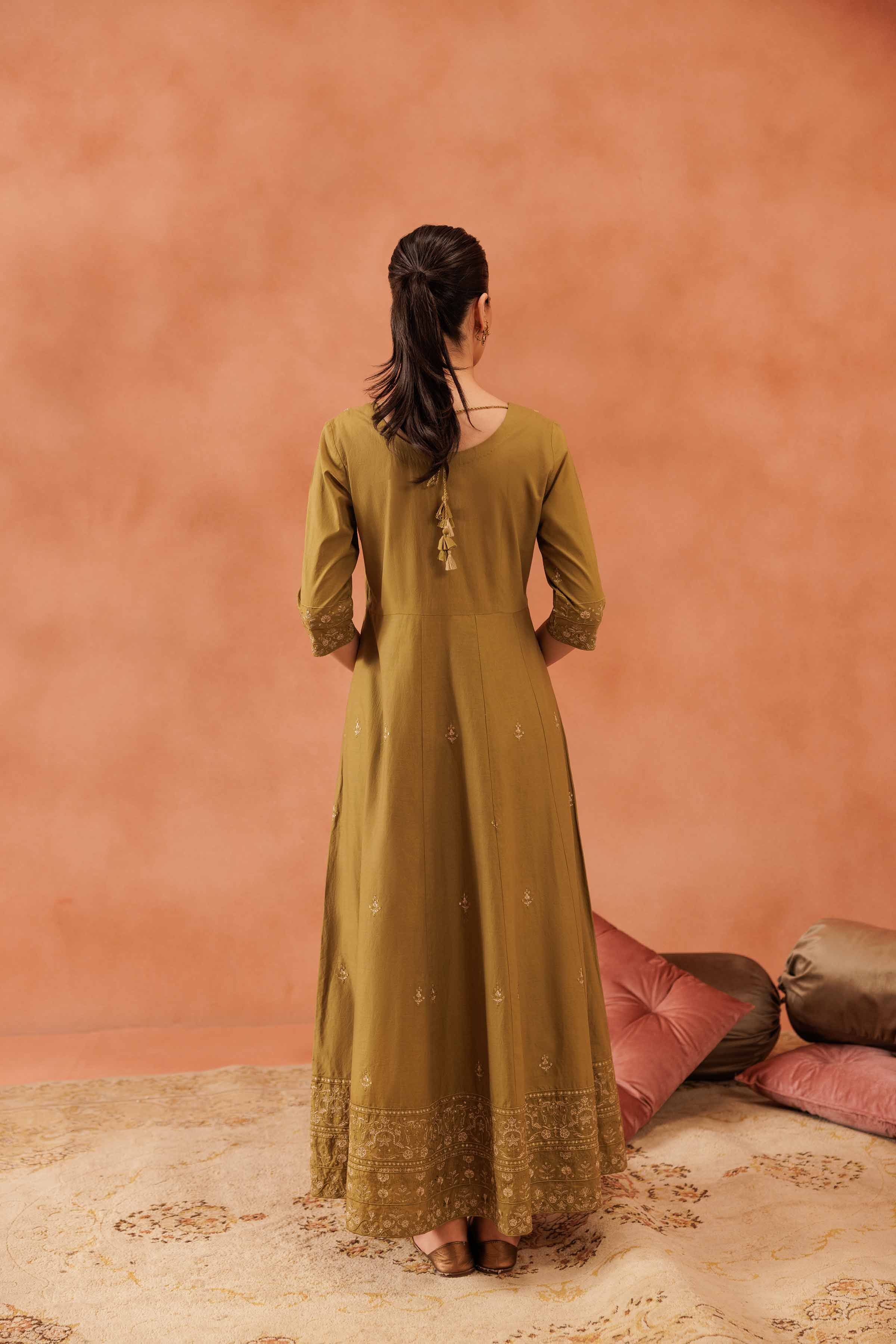 Embroidered Dress - KFE25-119