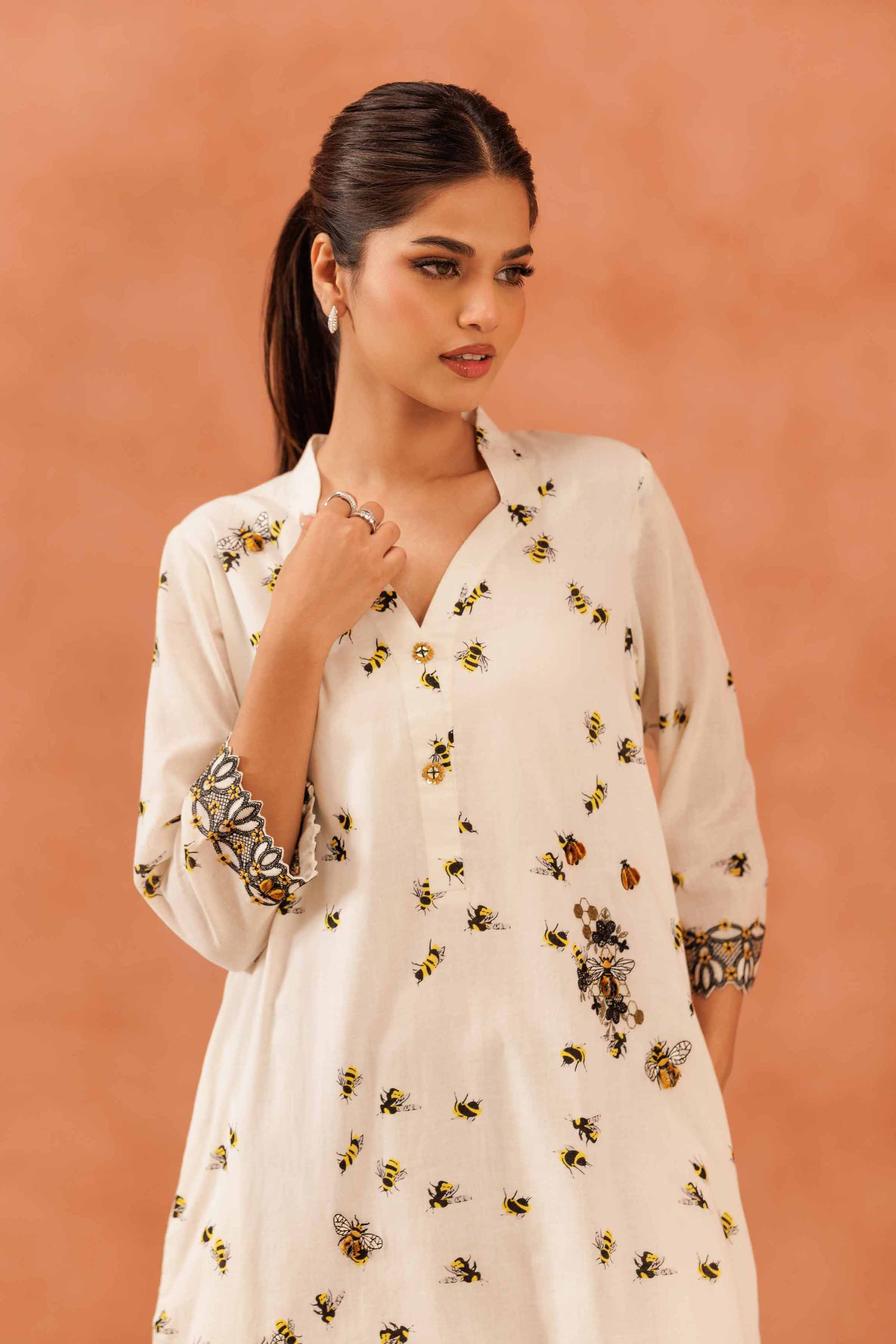2 Piece - Embroidered Suit - KFE25-123