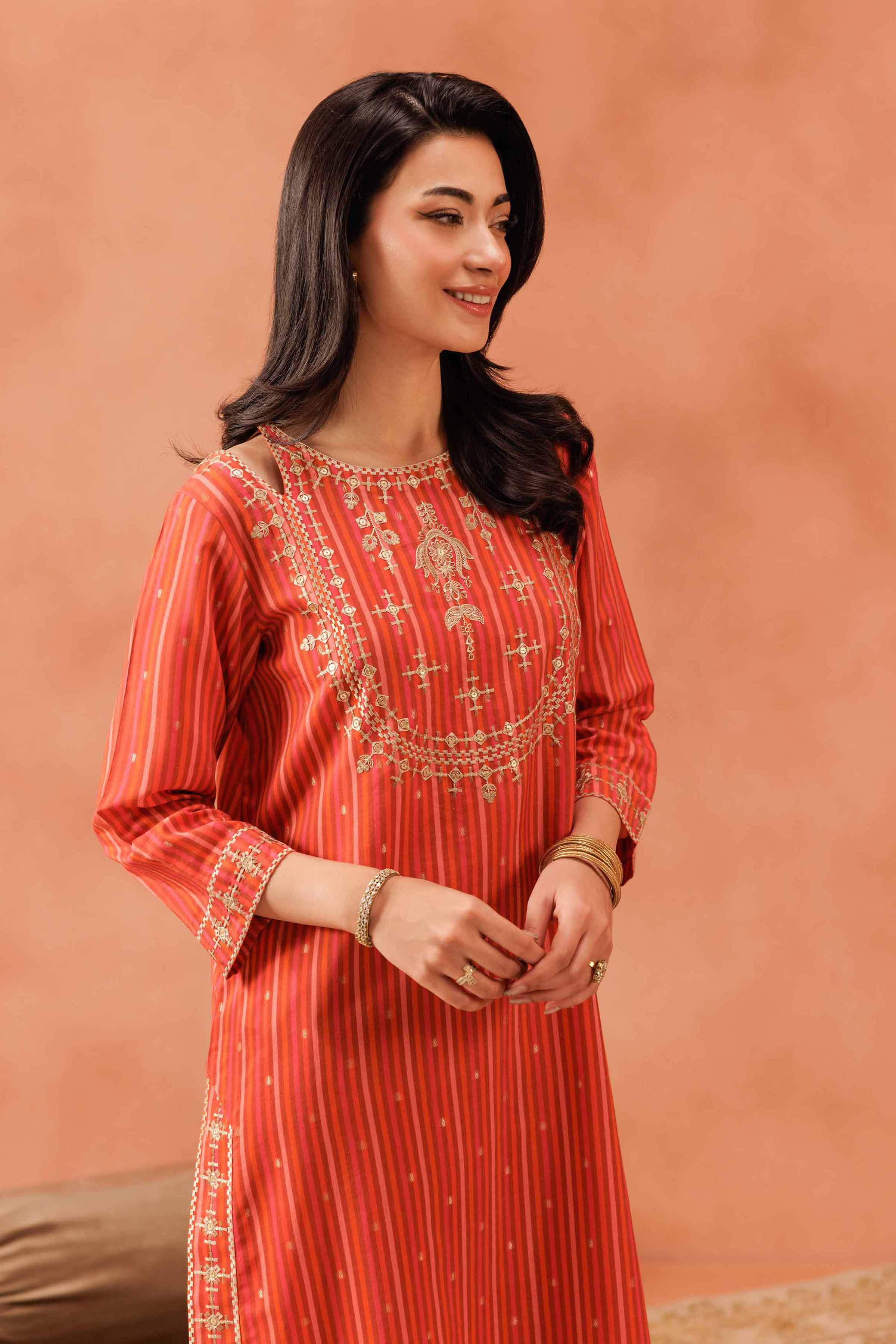 2 Piece - Embroidered Suit - KFE25-130