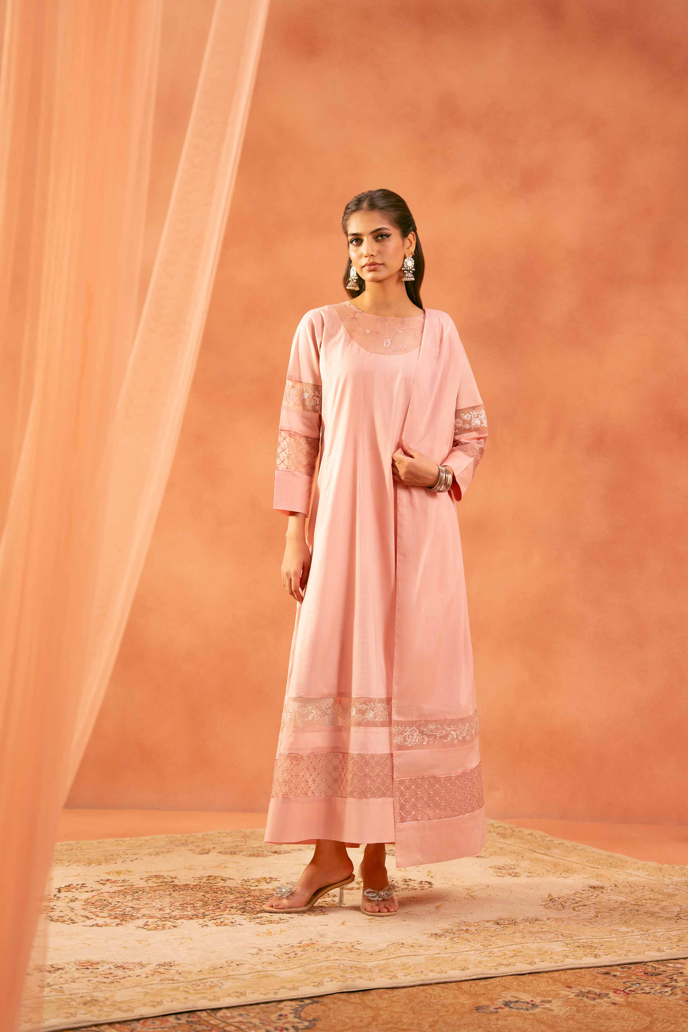 2 Piece - Embroidered Suit - KFE25-134