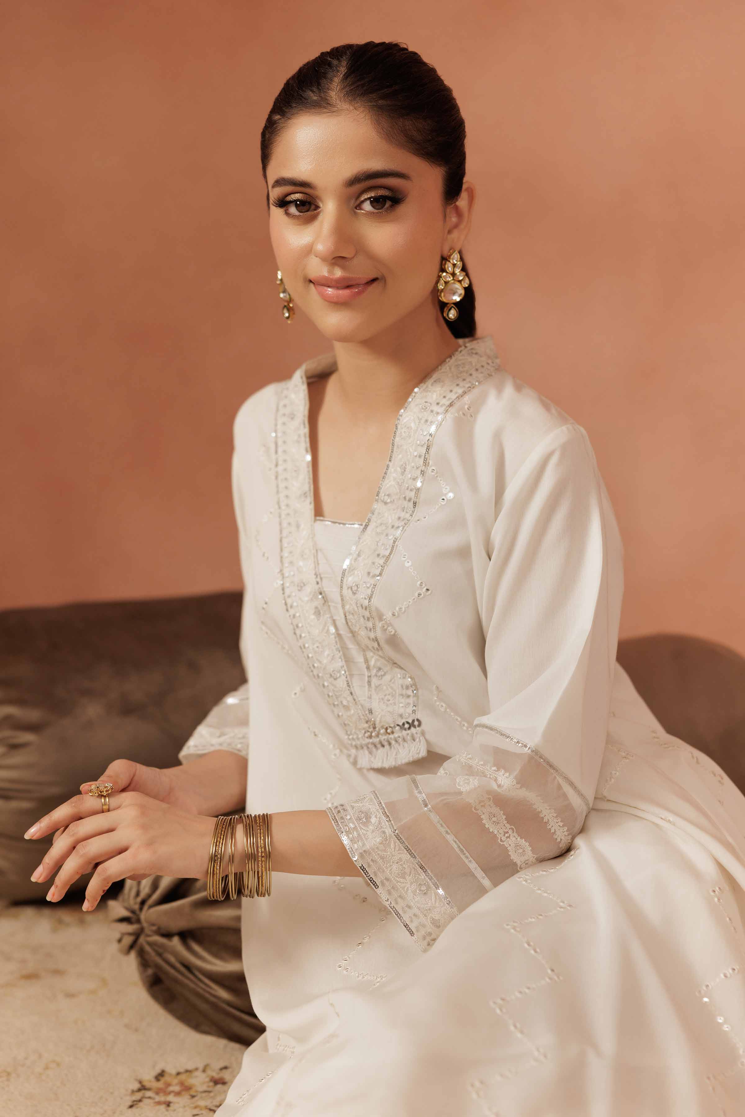 2 Piece - Embroidered Suit - KFE25-135