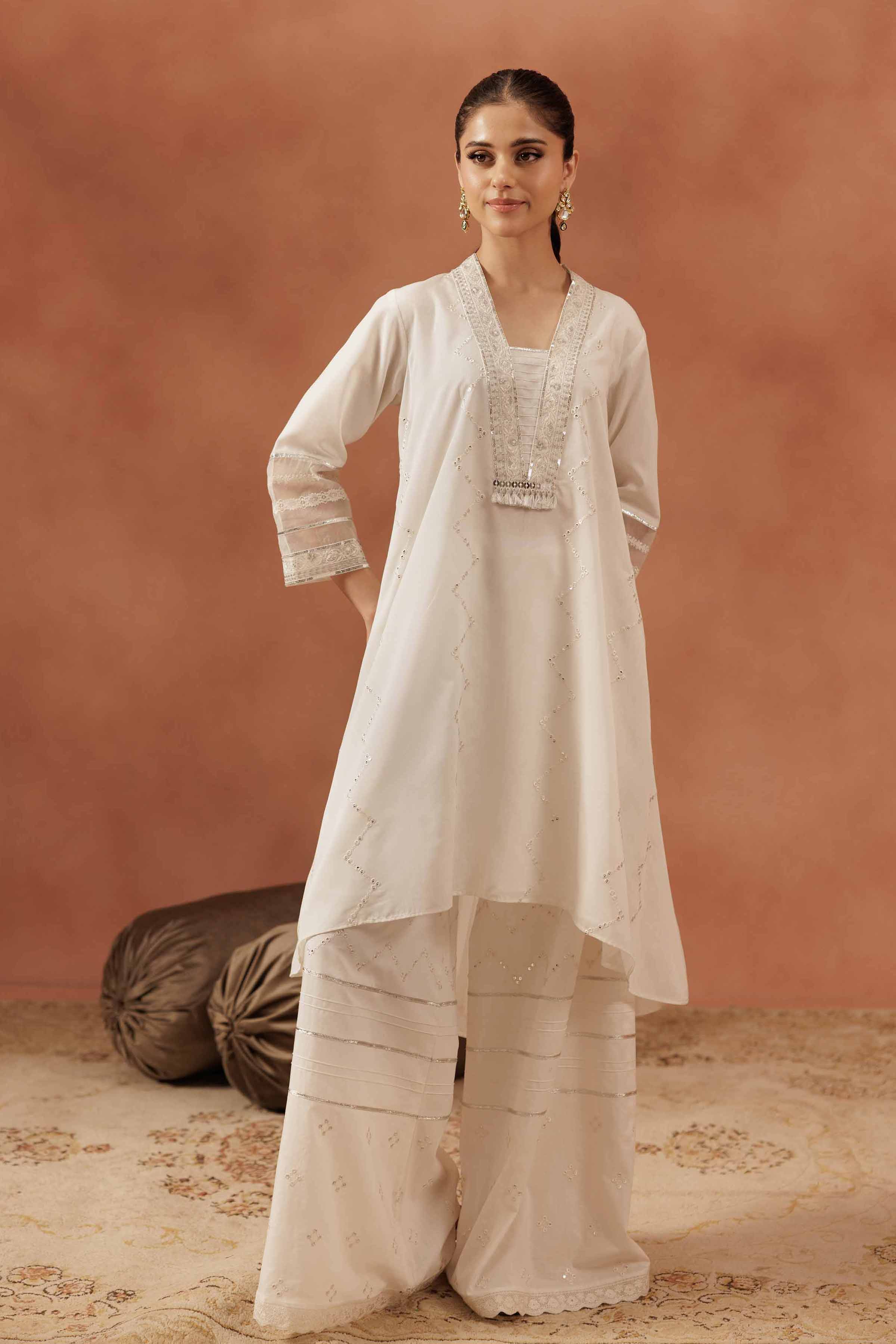 2 Piece - Embroidered Suit - KFE25-135