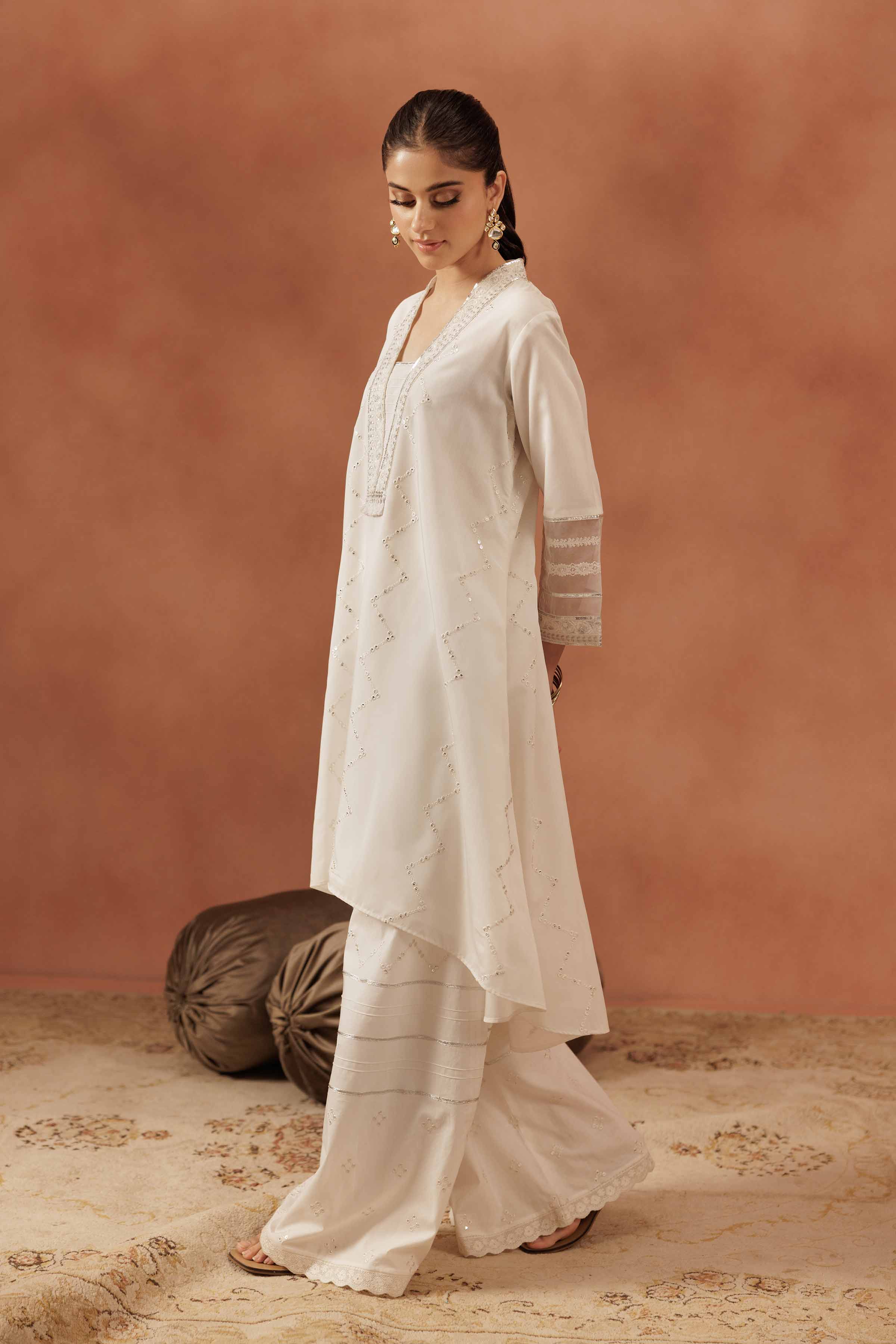 2 Piece - Embroidered Suit - KFE25-135