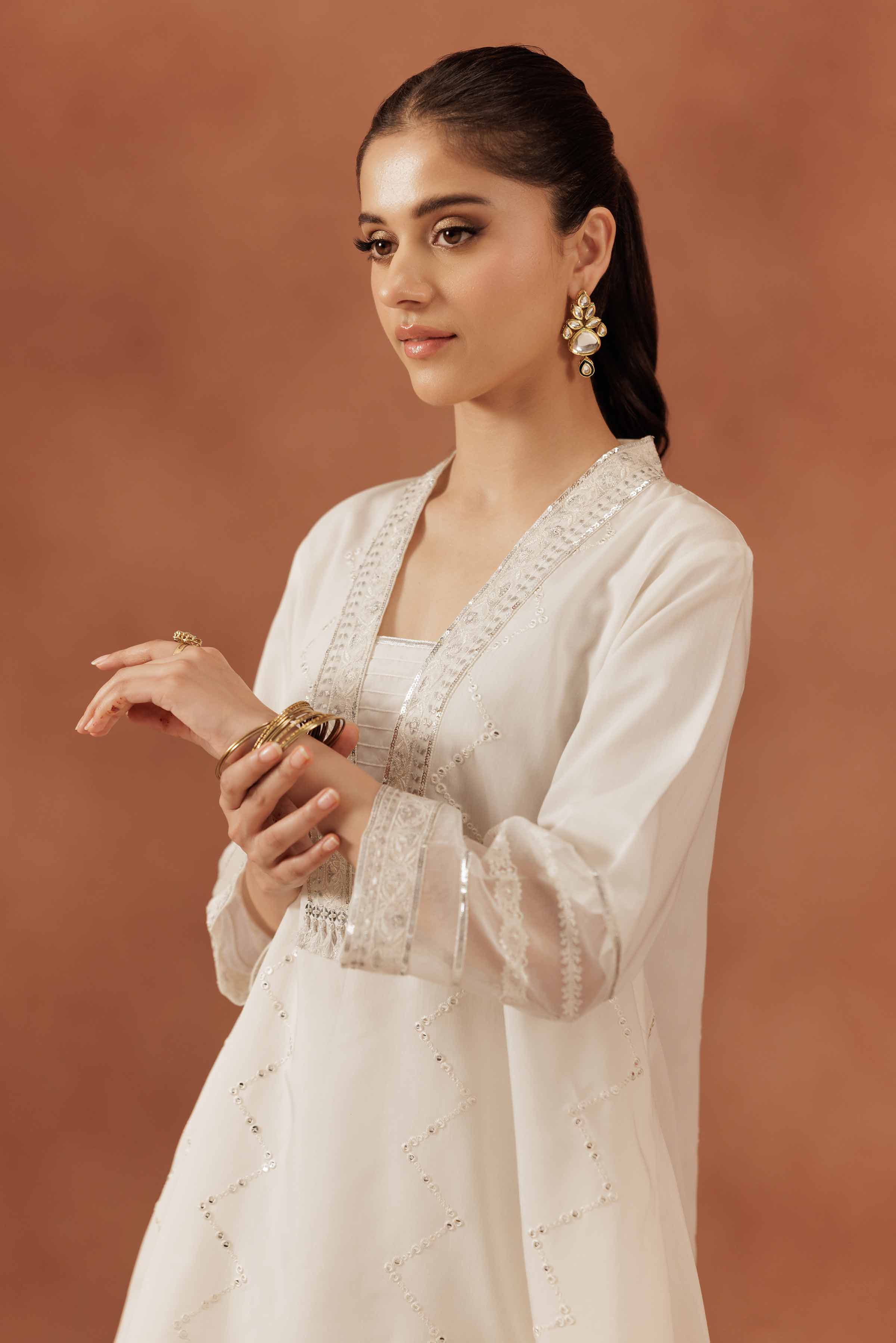 2 Piece - Embroidered Suit - KFE25-135