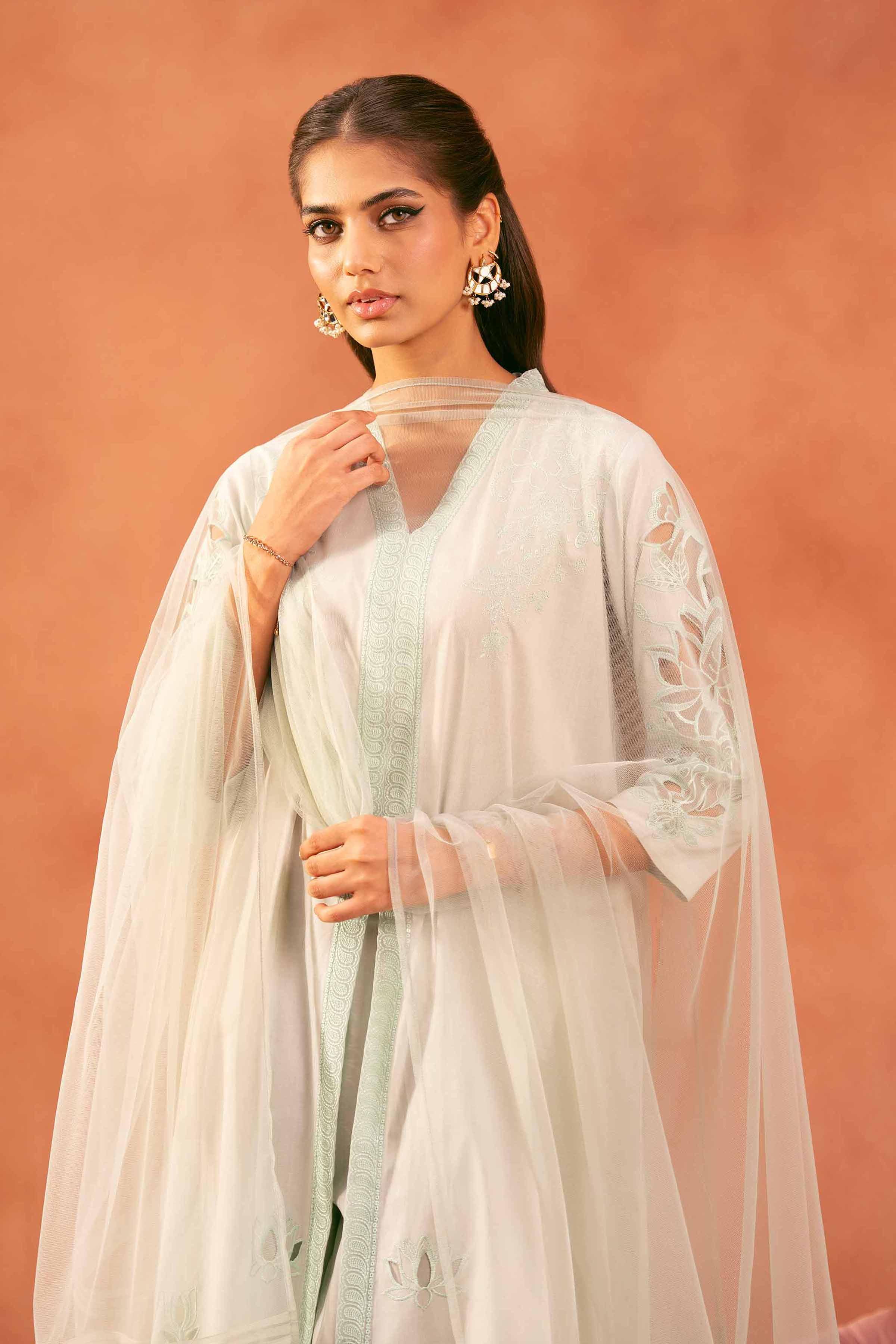 3 Piece - Embroidered Suit - KFE25-136