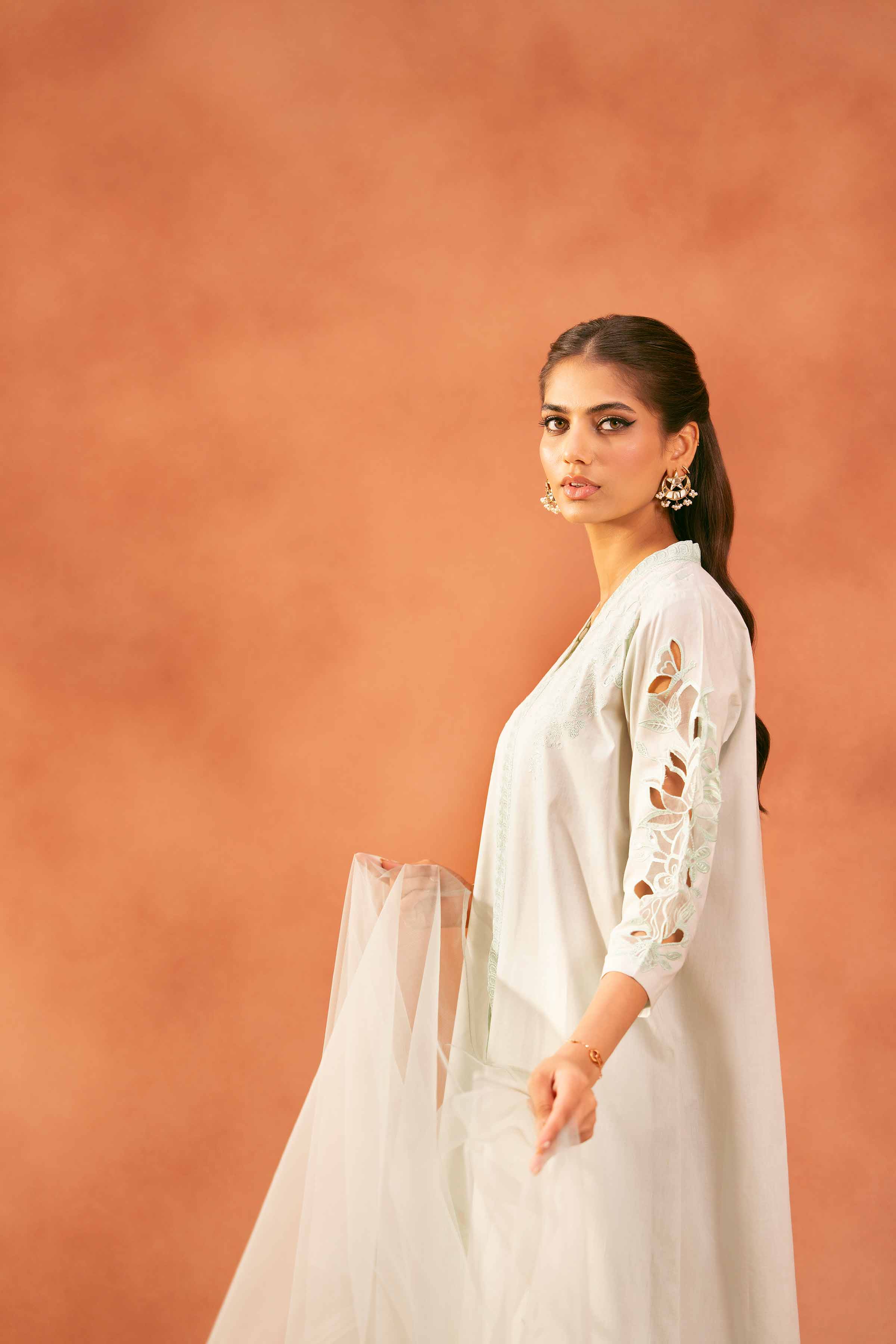 3 Piece - Embroidered Suit - KFE25-136