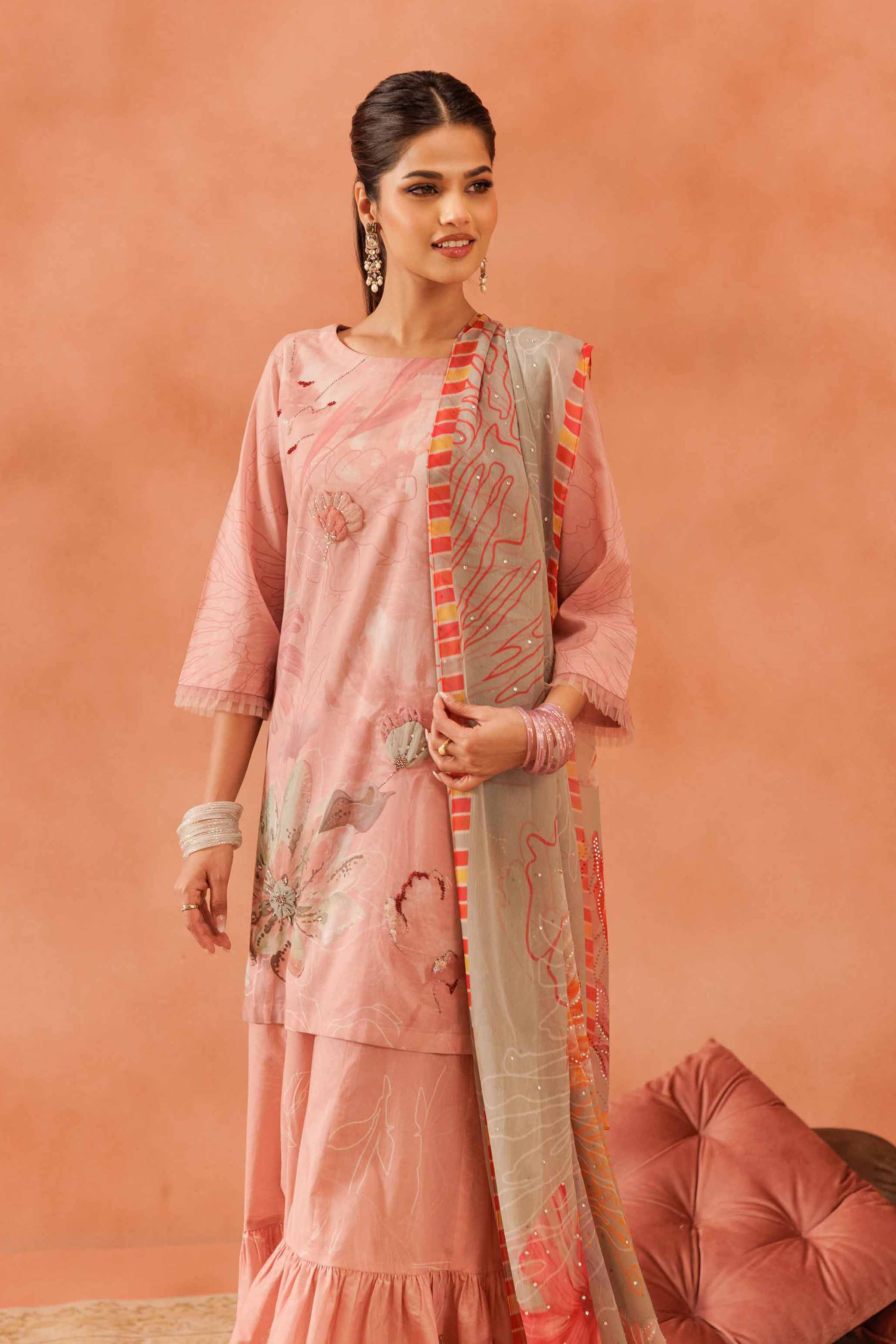 3 Piece - Printed Suit - KFE25-139