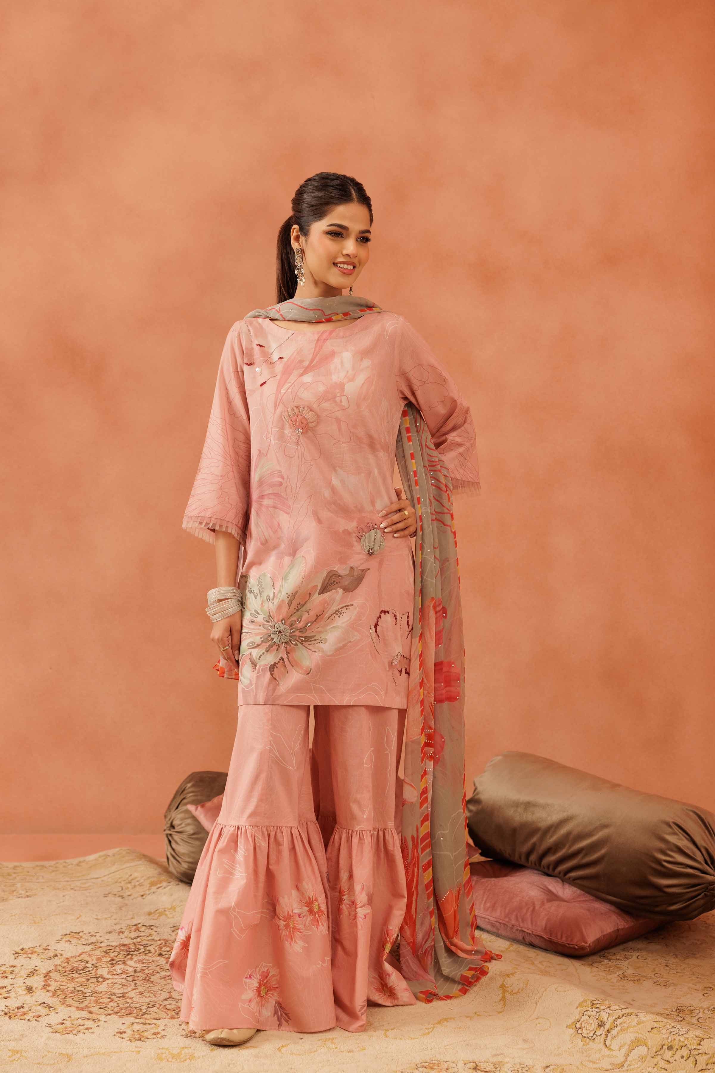 3 Piece - Printed Suit - KFE25-139