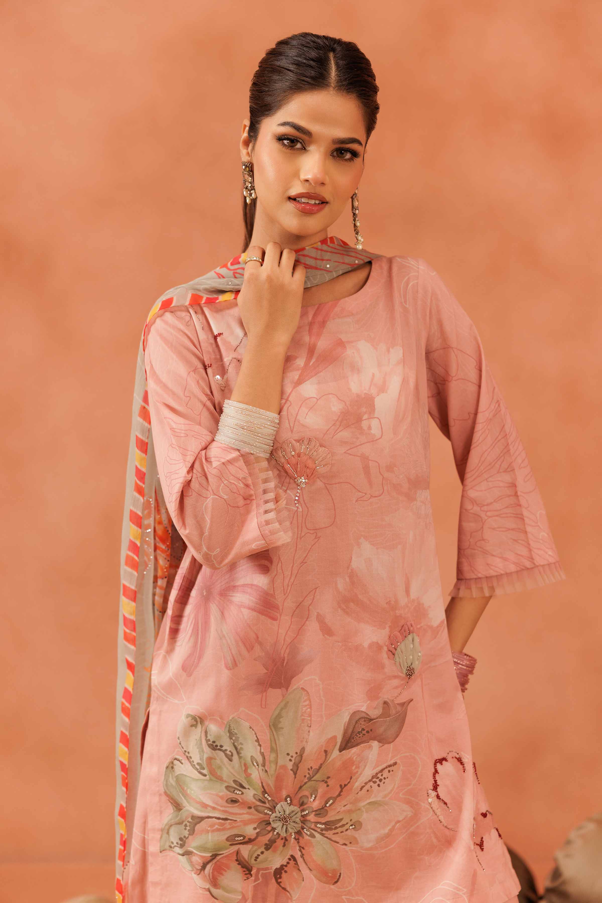 3 Piece - Printed Suit - KFE25-139