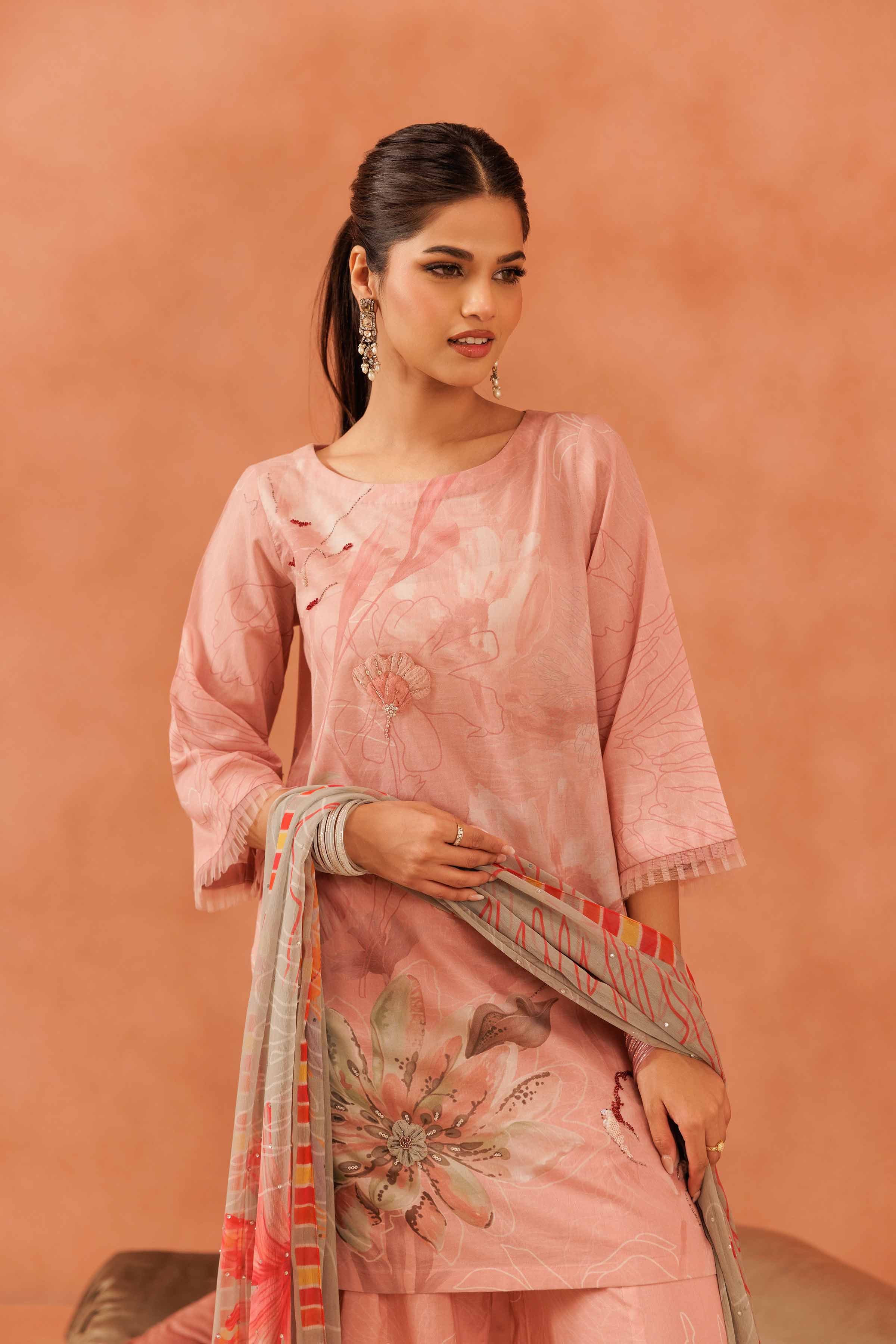 3 Piece - Printed Suit - KFE25-139