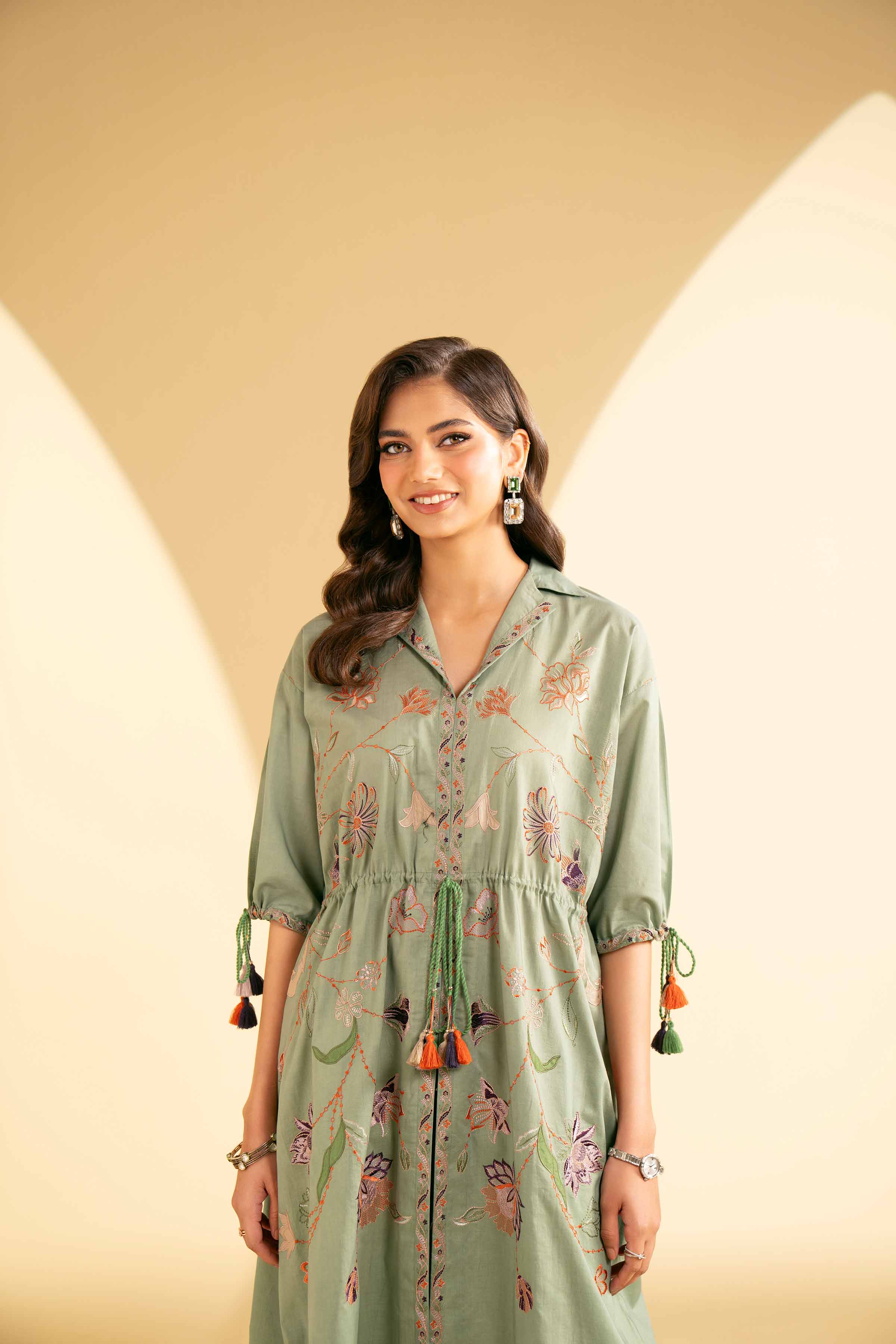 2 Piece - Embroidered Suit - KFE25-14