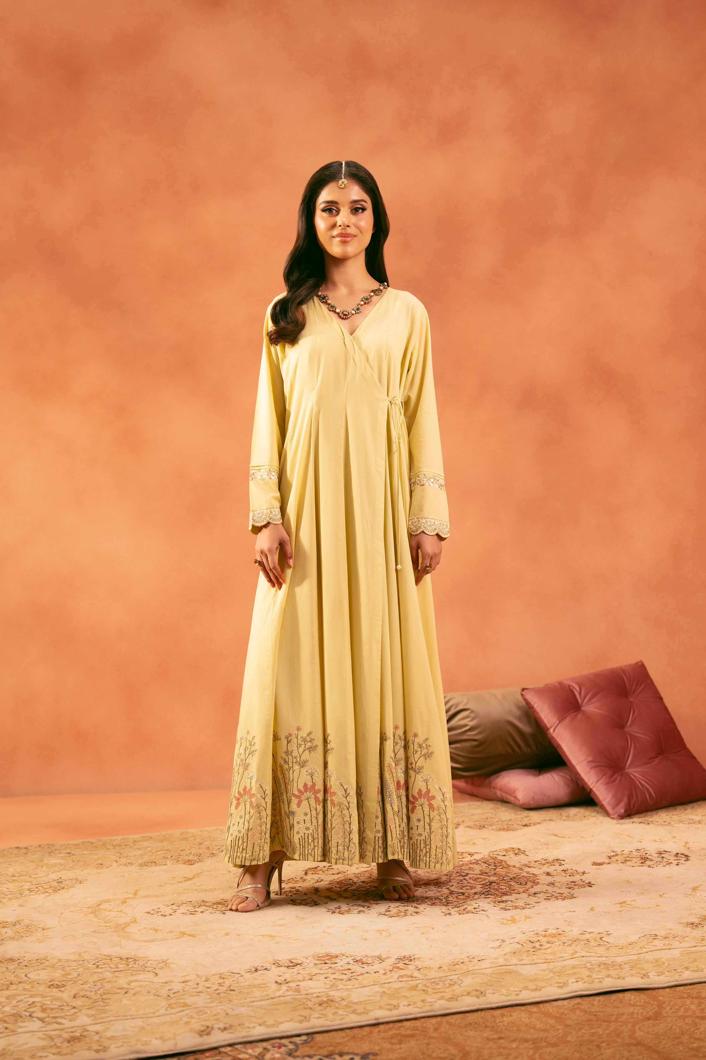 Embroidered Dress - KFE25-180