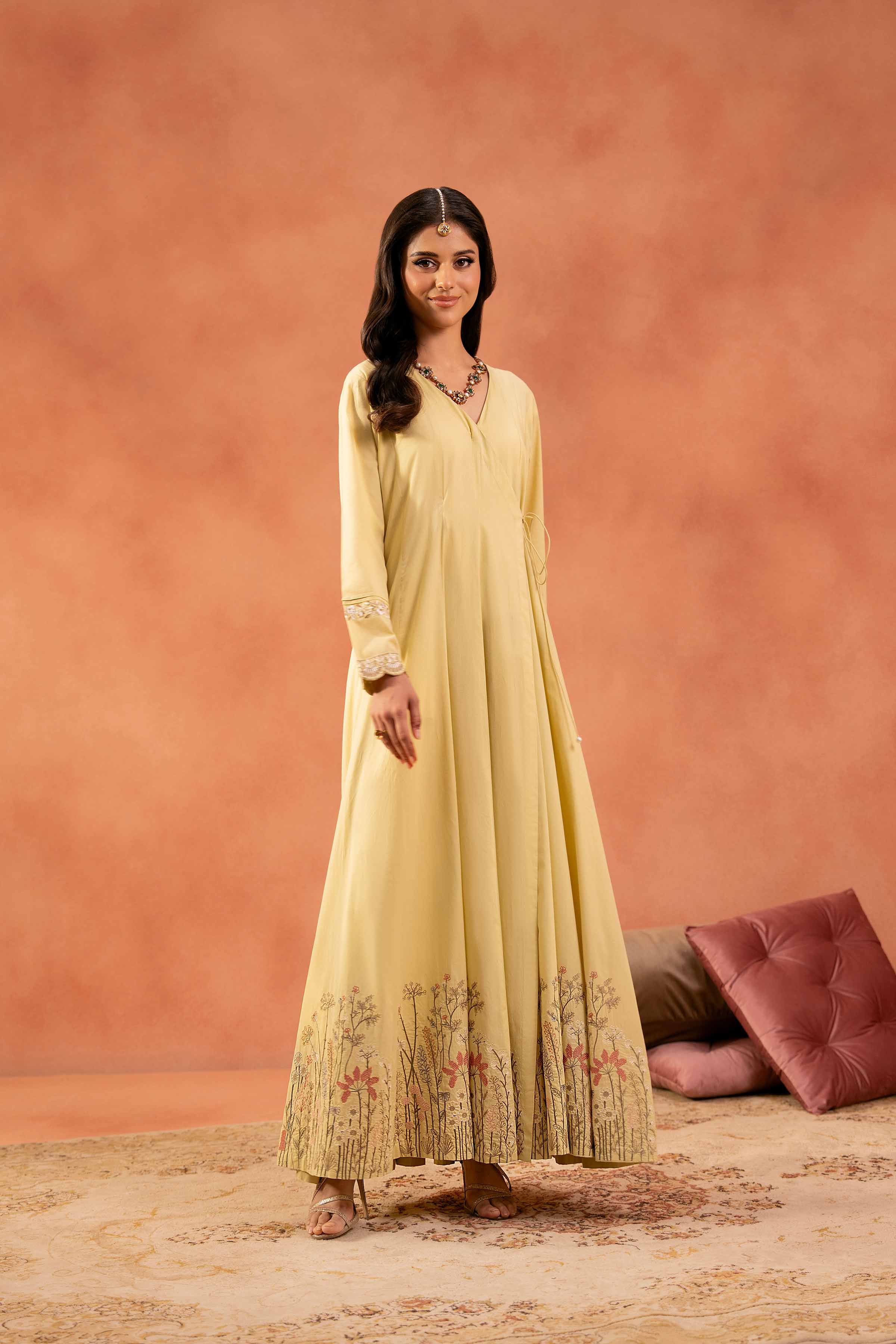 Embroidered Dress - KFE25-180