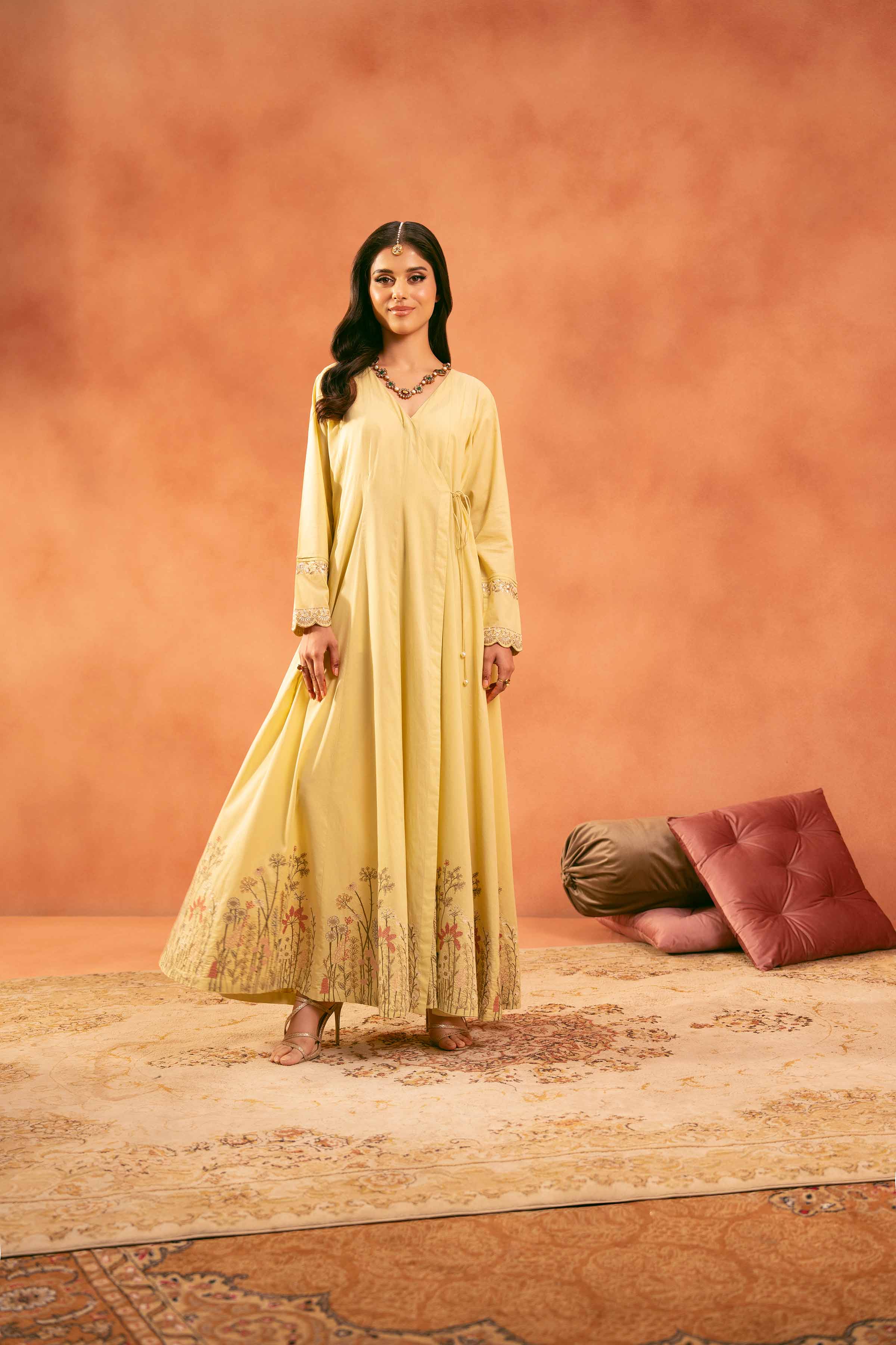 Embroidered Dress - KFE25-180