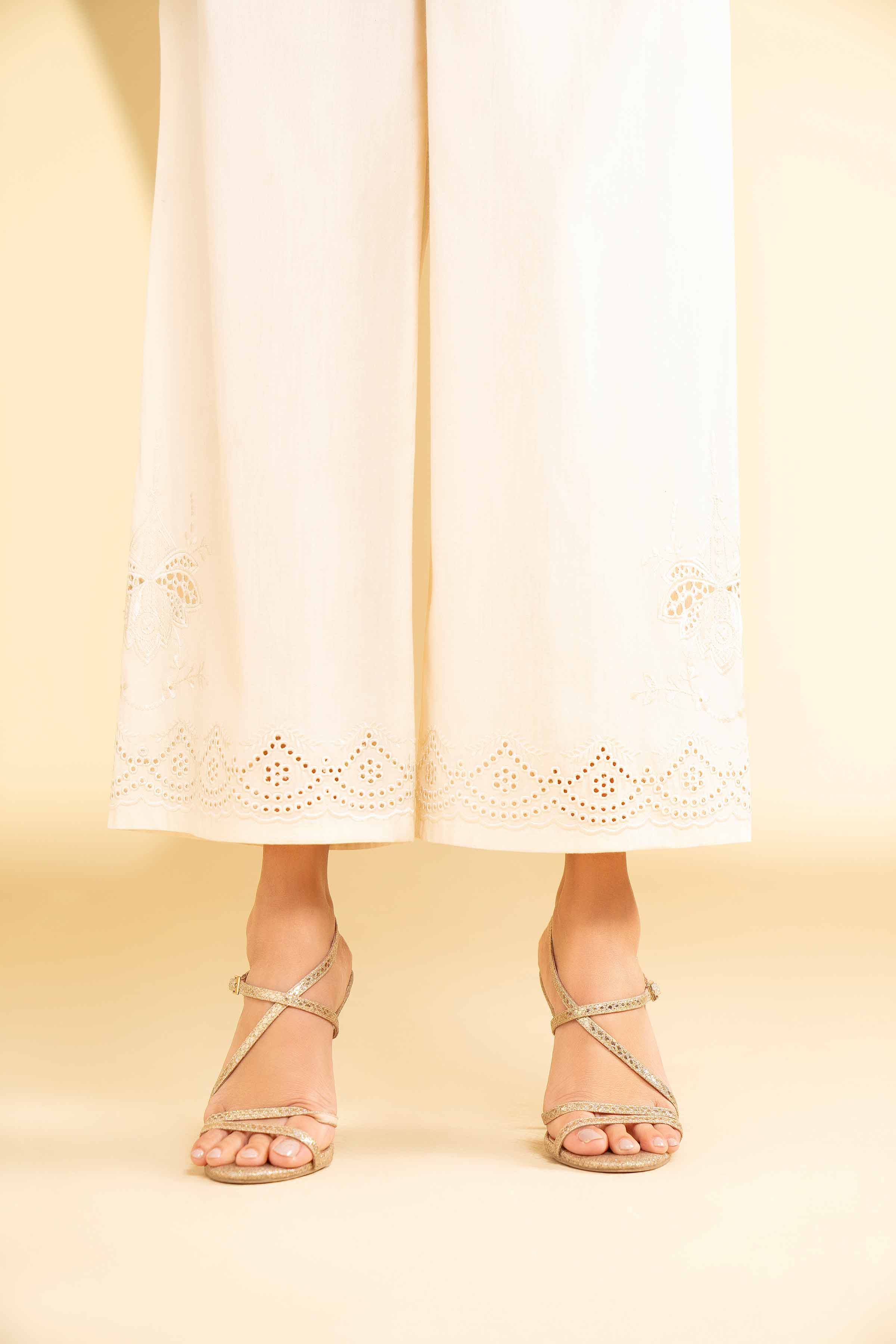 Embroidered Trousers - KFE25-56