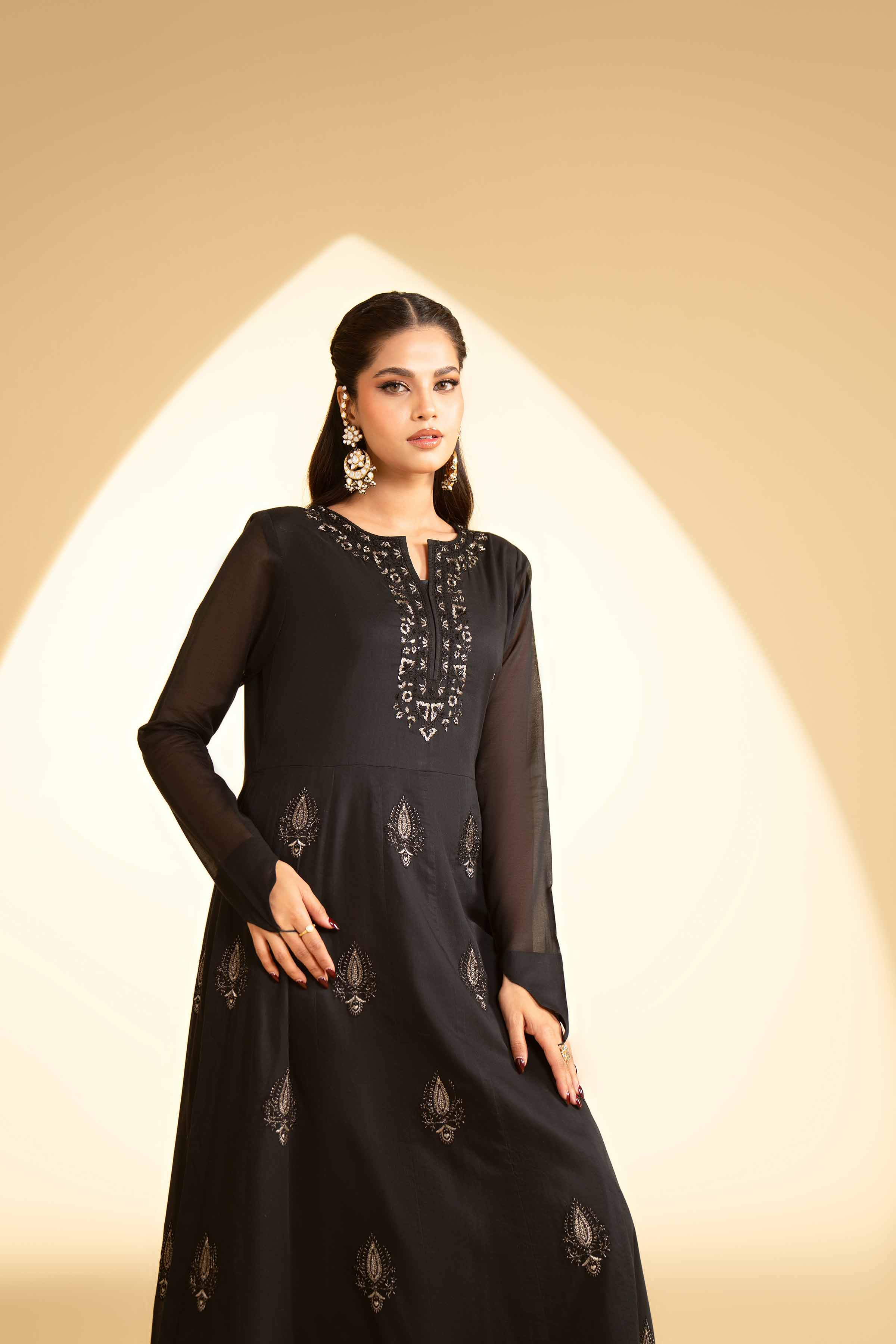 Embroidered Dress - KFE25-65