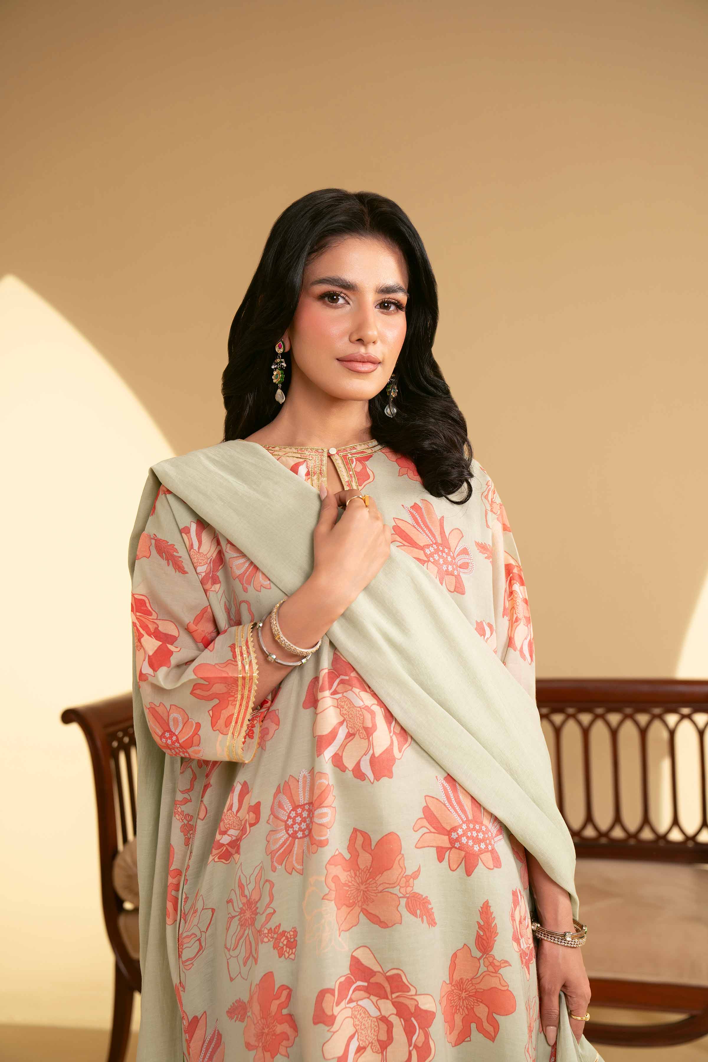 3 Piece - Printed Suit - KFE25-82