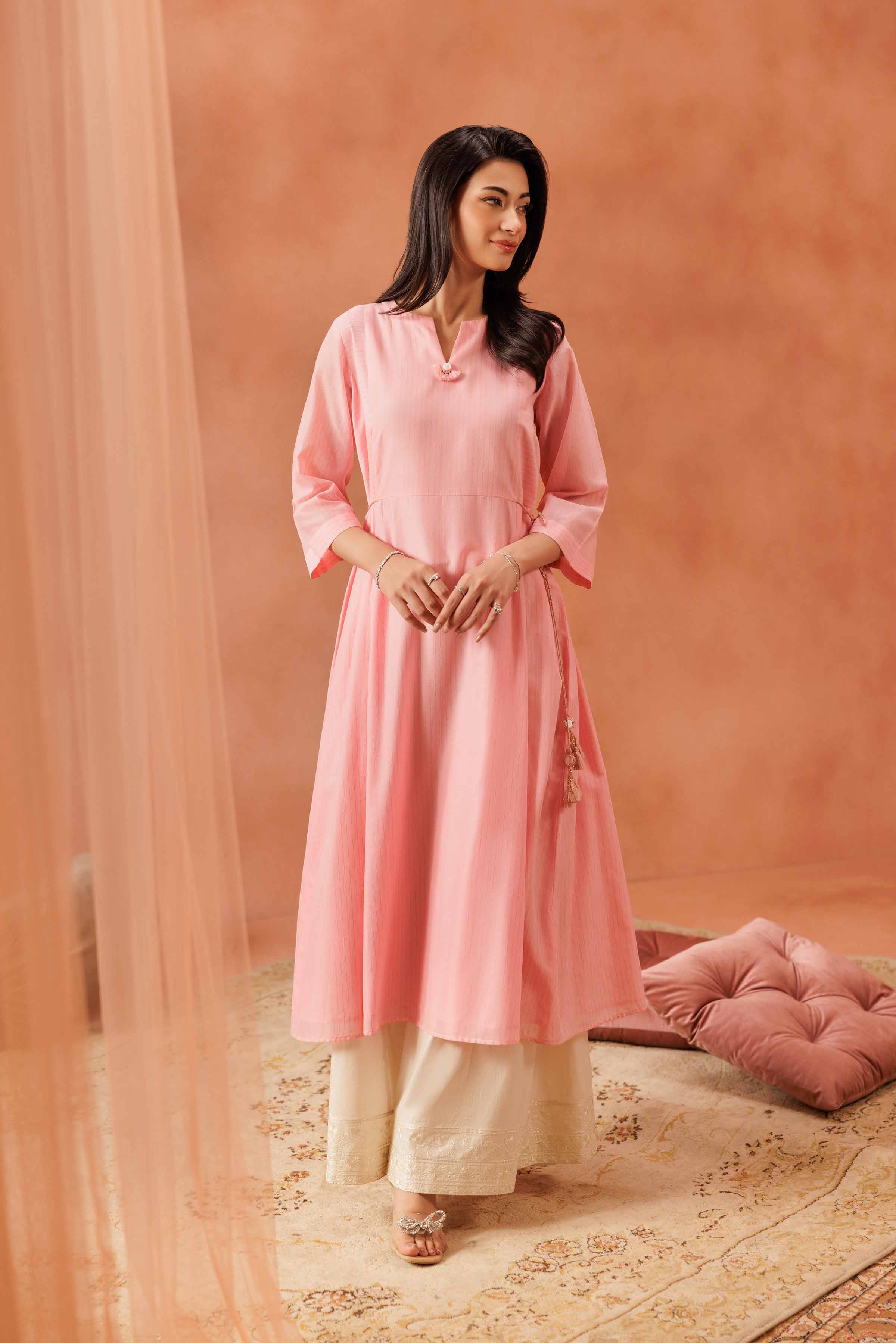 Nishat Linen UAE - Embroidered Dress - KFE25-98