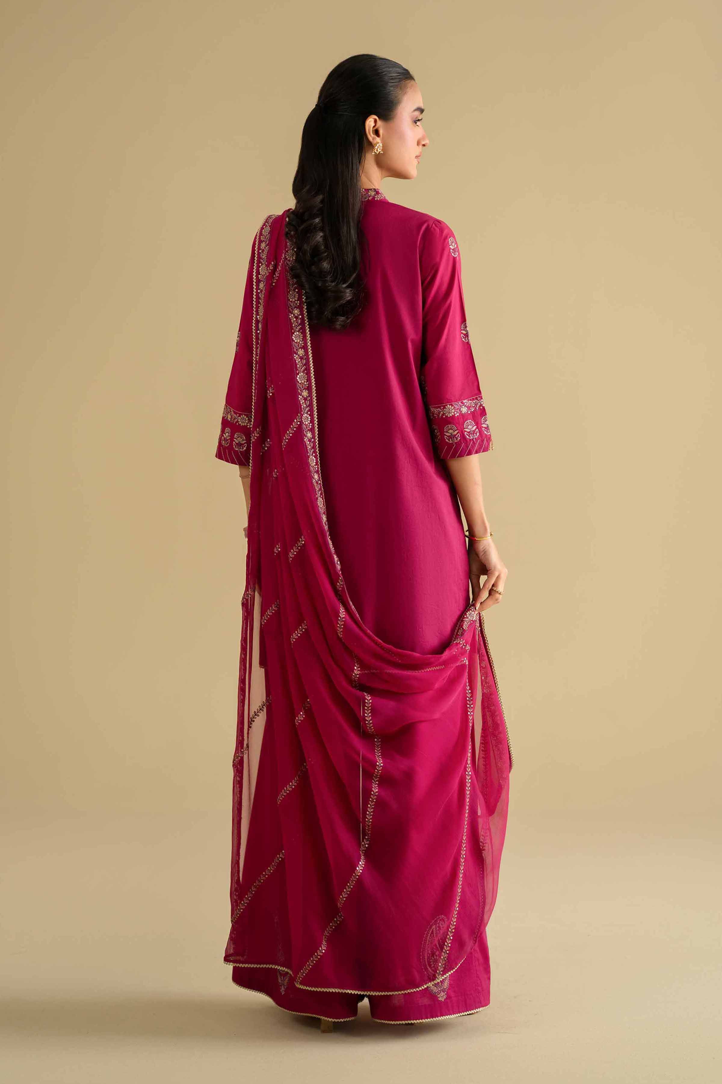 3 Piece - Embroidered Suit - KFE26-105