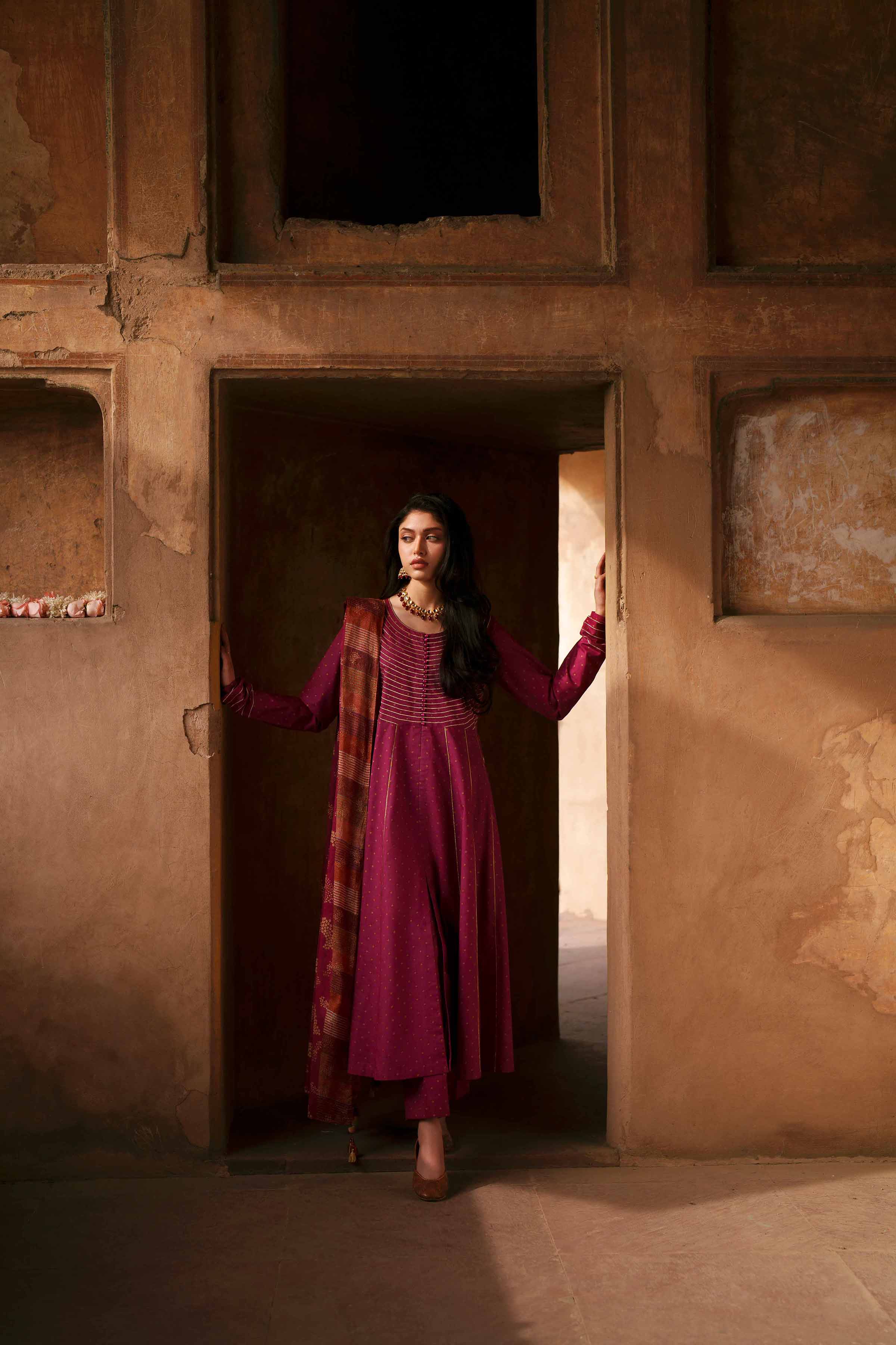 3 Piece - Embroidered Suit - KFE26-113