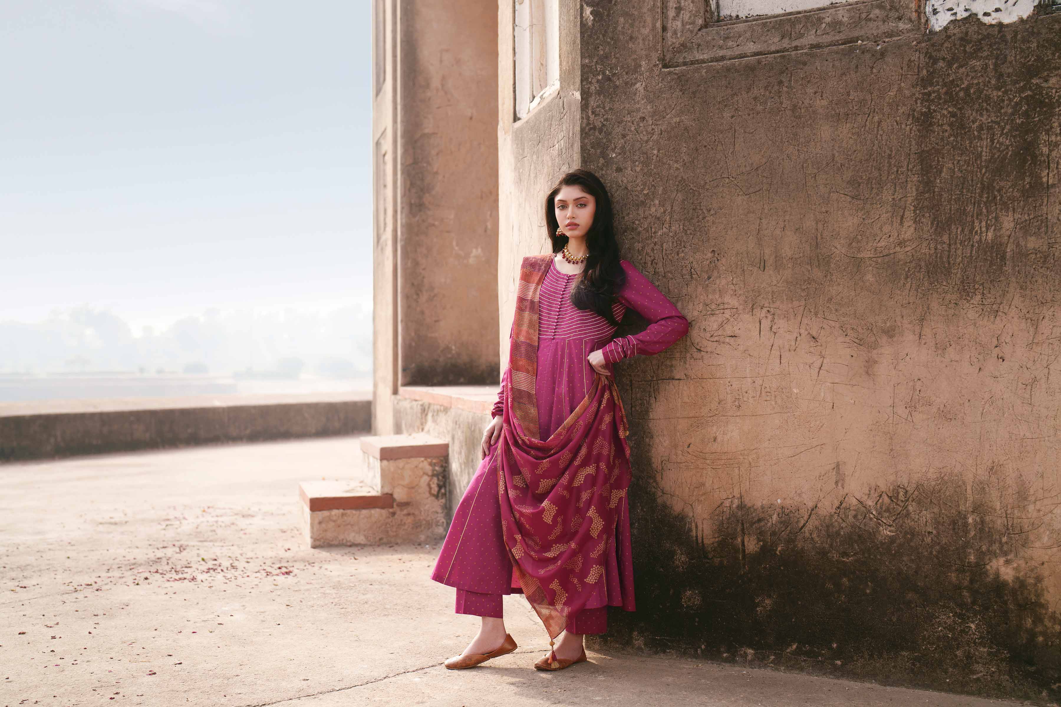 3 Piece - Embroidered Suit - KFE26-113