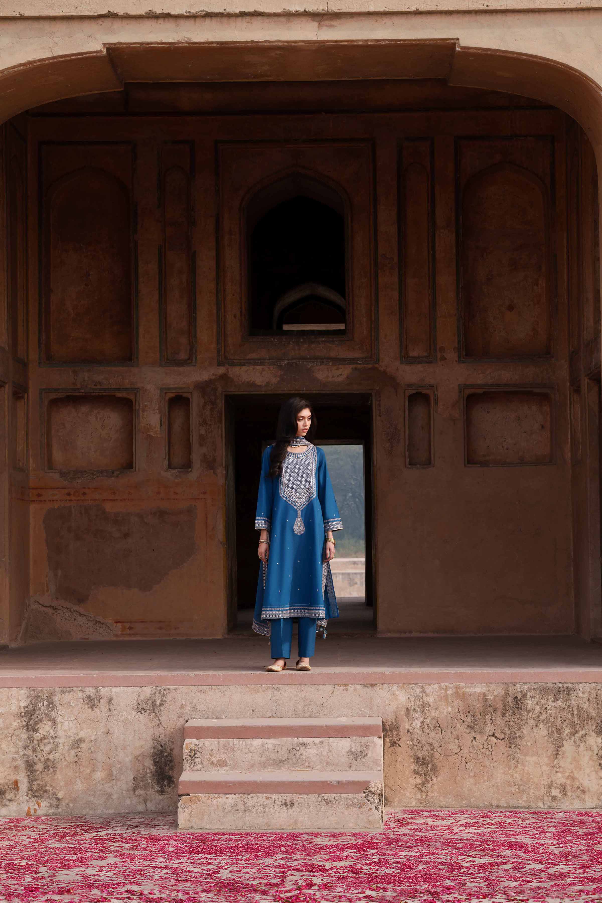 3 Piece - Embroidered Suit - KFE26-133