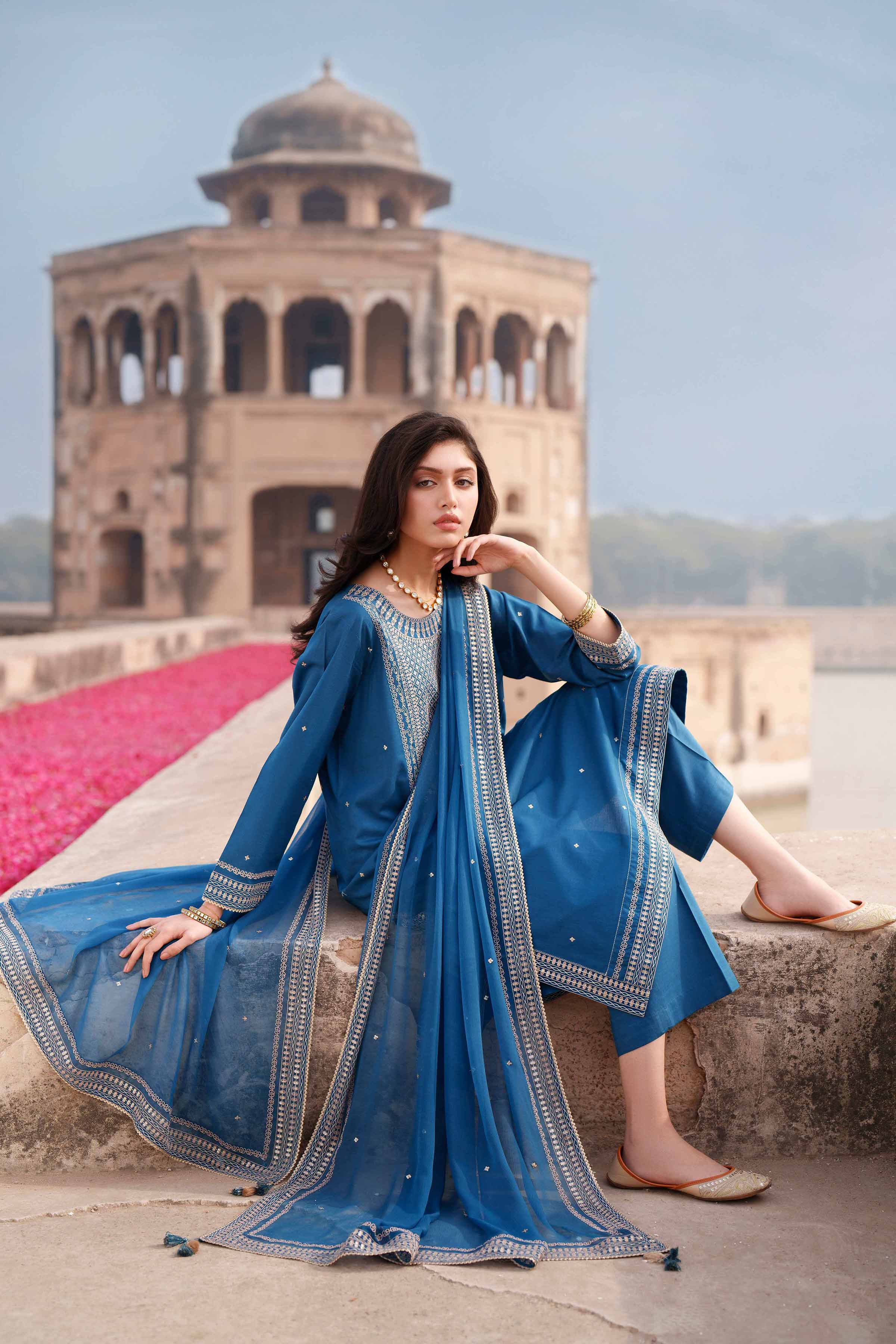 3 Piece - Embroidered Suit - KFE26-133