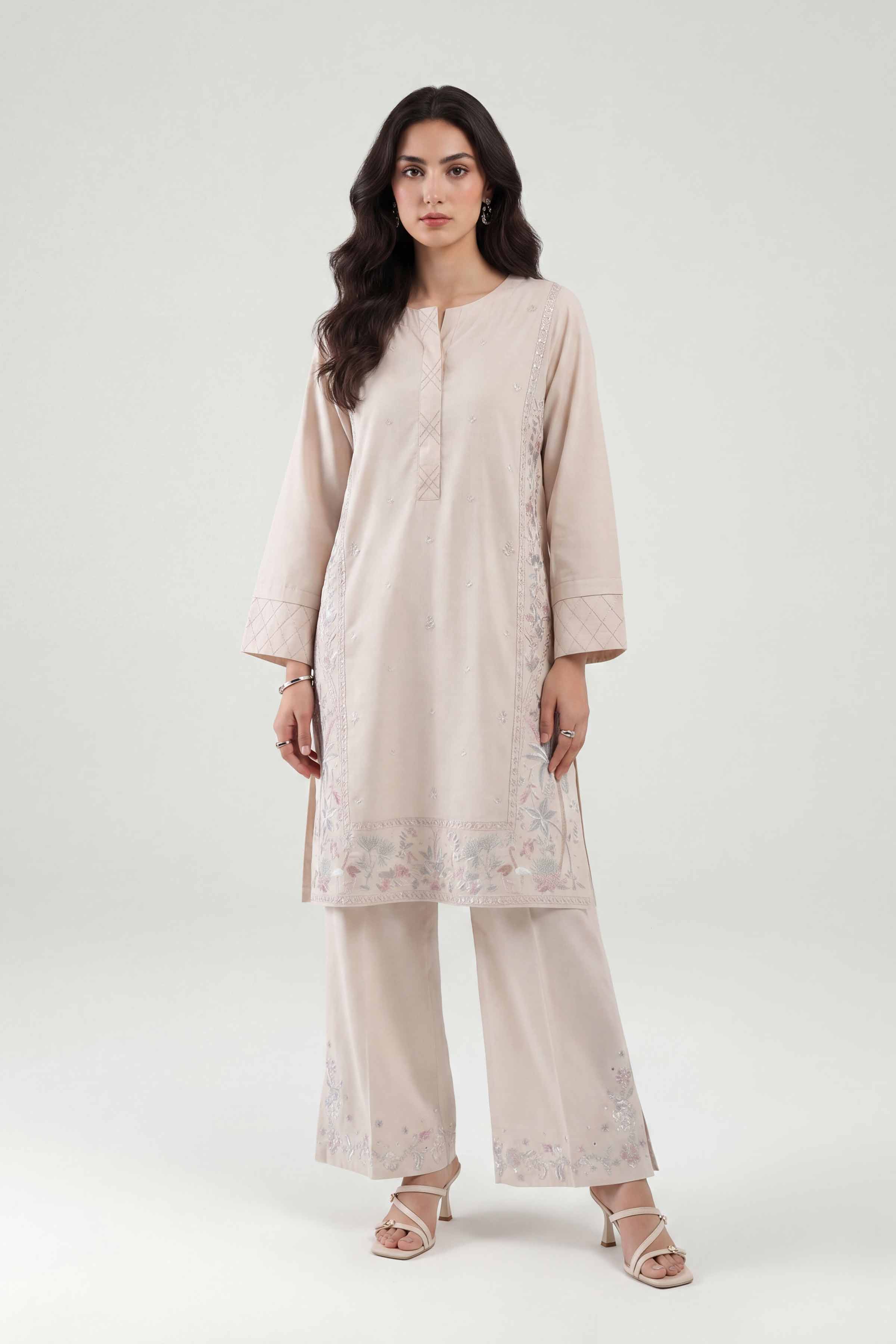 2 Piece - Embroidered Suit - KFE26-158