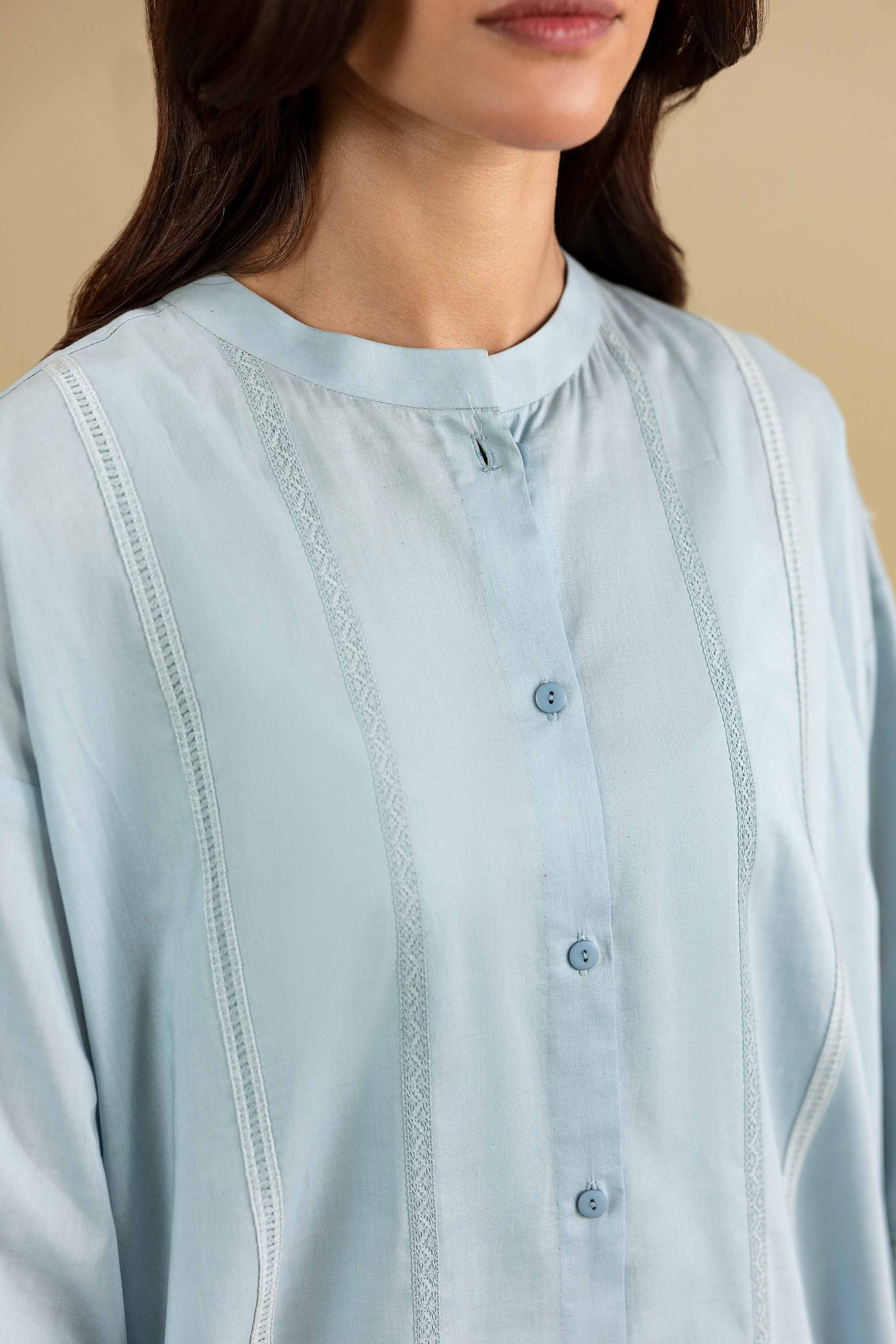 2 Piece - Solid Suit - KFE26-160 Blue Cambric 2PC Solids READY TO WEAR