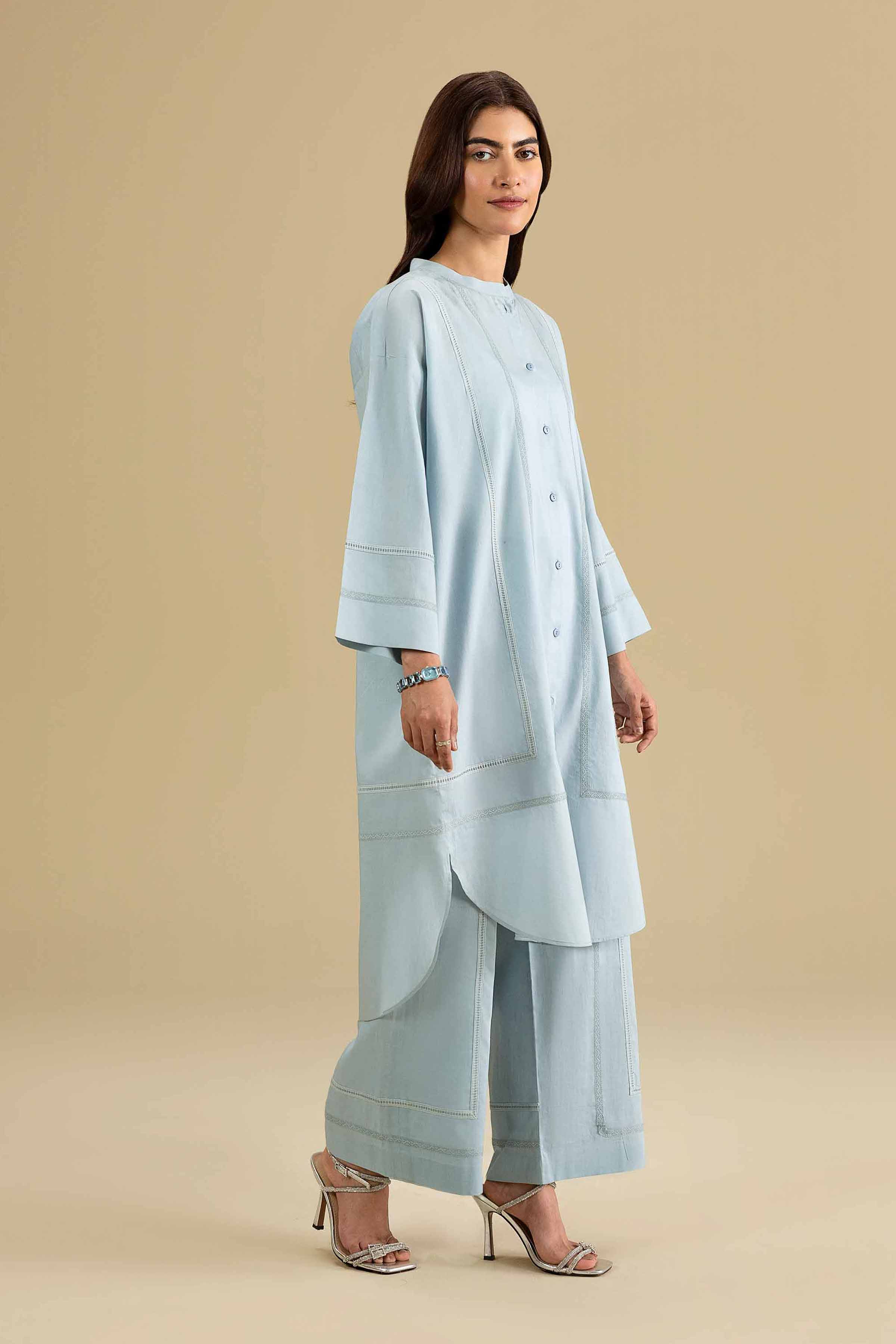 2 Piece - Solid Suit - KFE26-160 Blue Cambric 2PC Solids READY TO WEAR