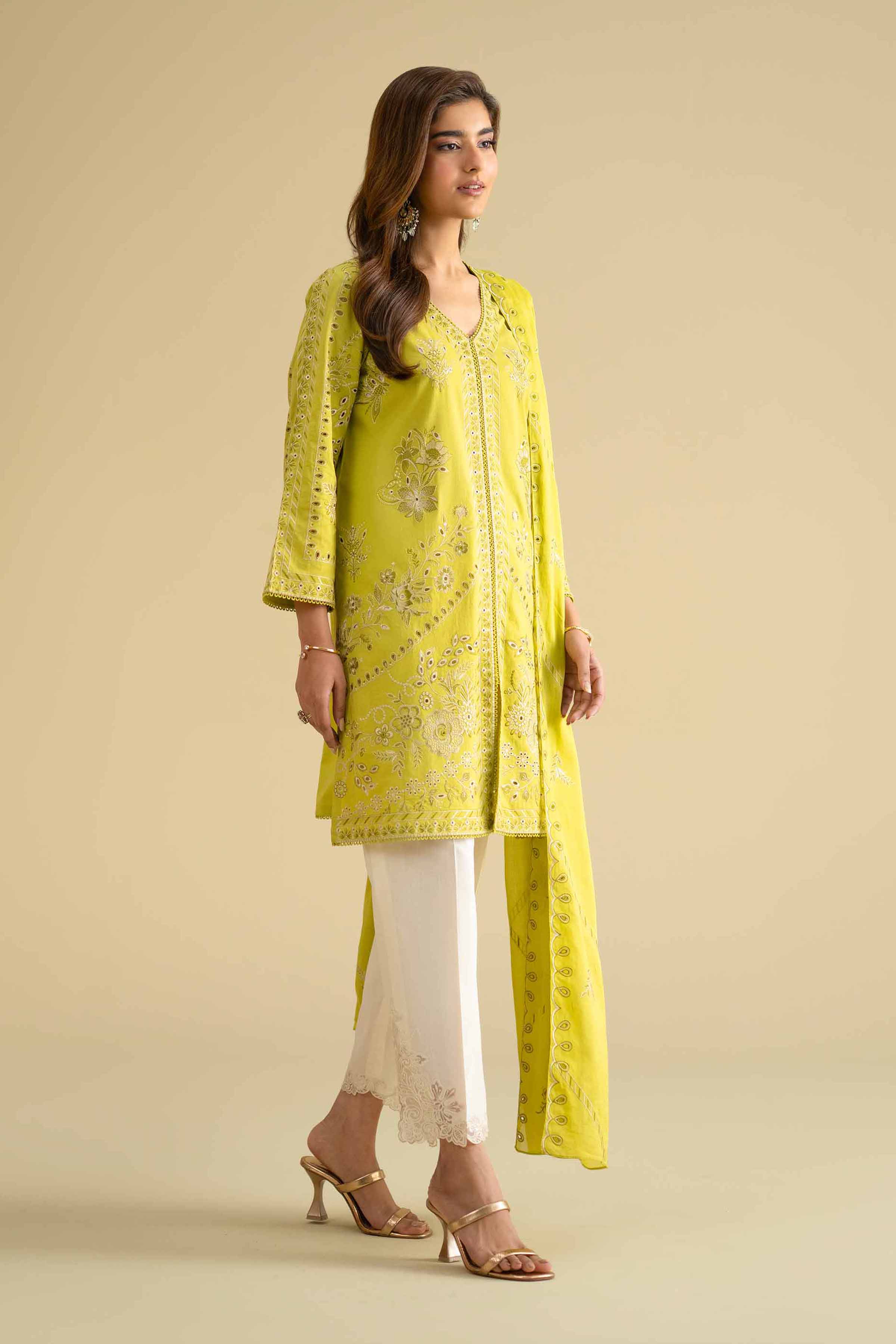2 Piece - Embroidered Suit - KFE26-18