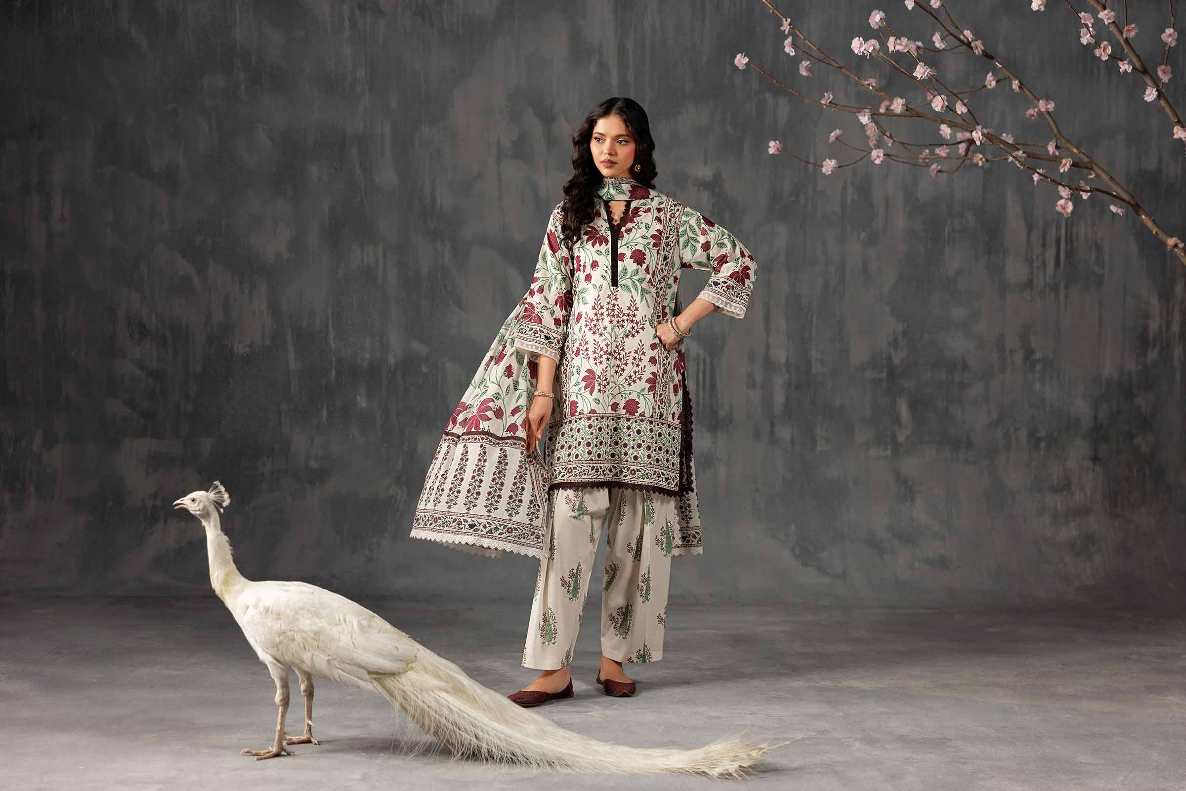 3 Piece - Printed Suit - KFE26-203